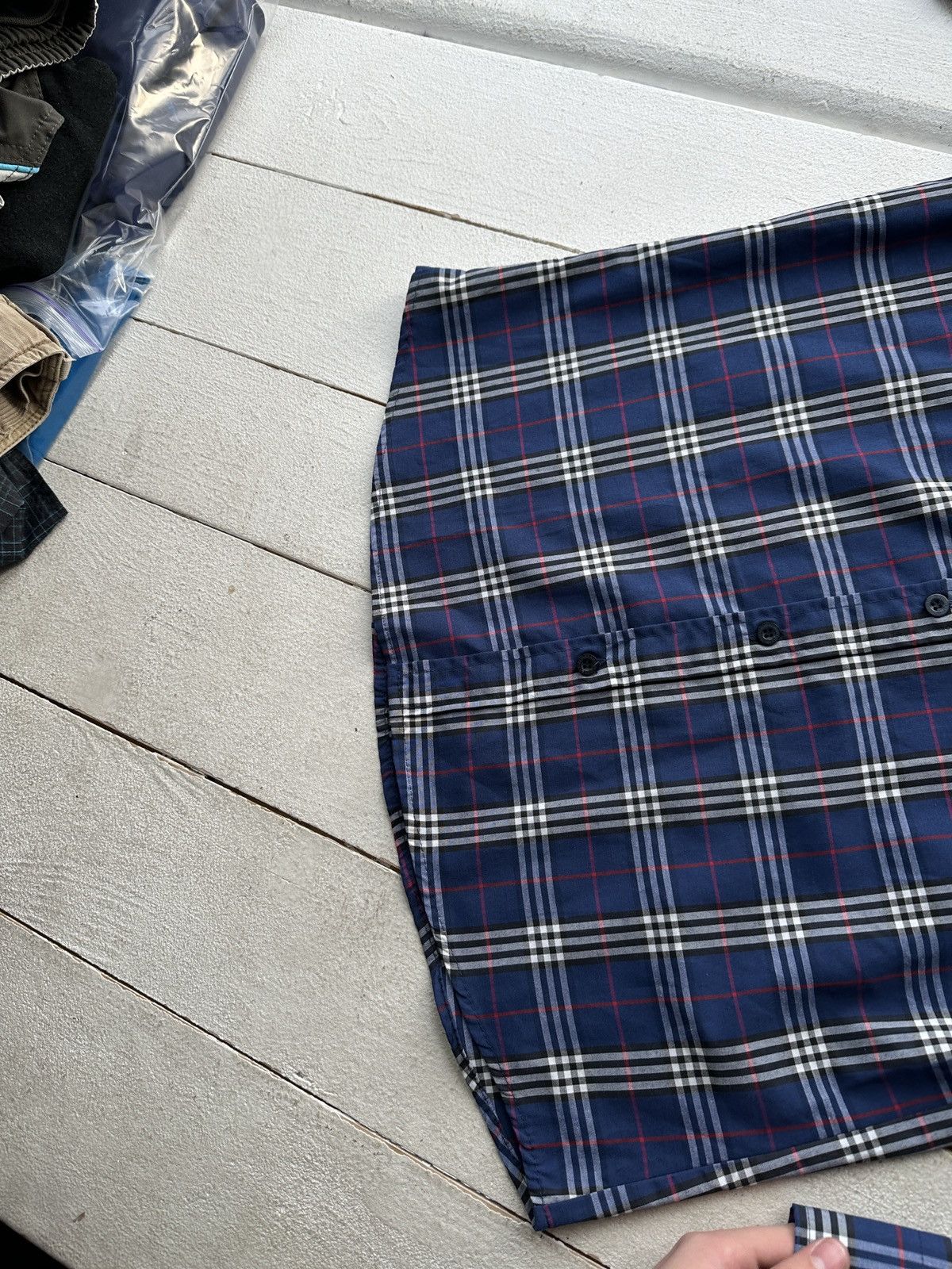 Other 🚨 BURBERRY LUXURY MEN SHIRT WITH LOGO NOVA CHECK BLUE Size US L / EU 52-54 / 3 - 4 Thumbnail