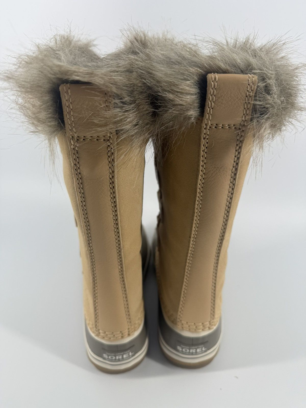 SOREL Sorel Joan of Arctic Boots Suede Faux Fur Waterproof Taupe Size US 7.5 / IT 37.5 - 5 Thumbnail