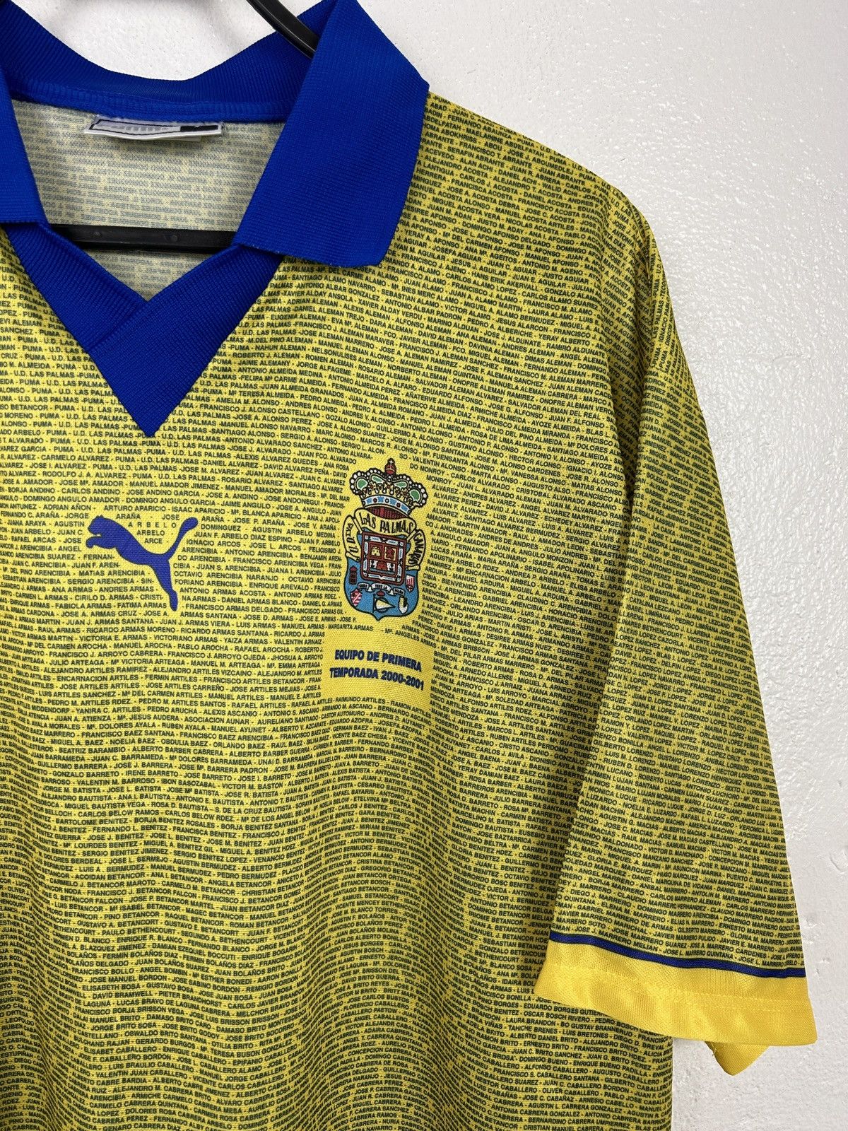 Puma Vintage Puma U.D. Las Palmas 2000/01 Special Kit Jersey Size US L / EU 52-54 / 3 - 2 Thumbnail