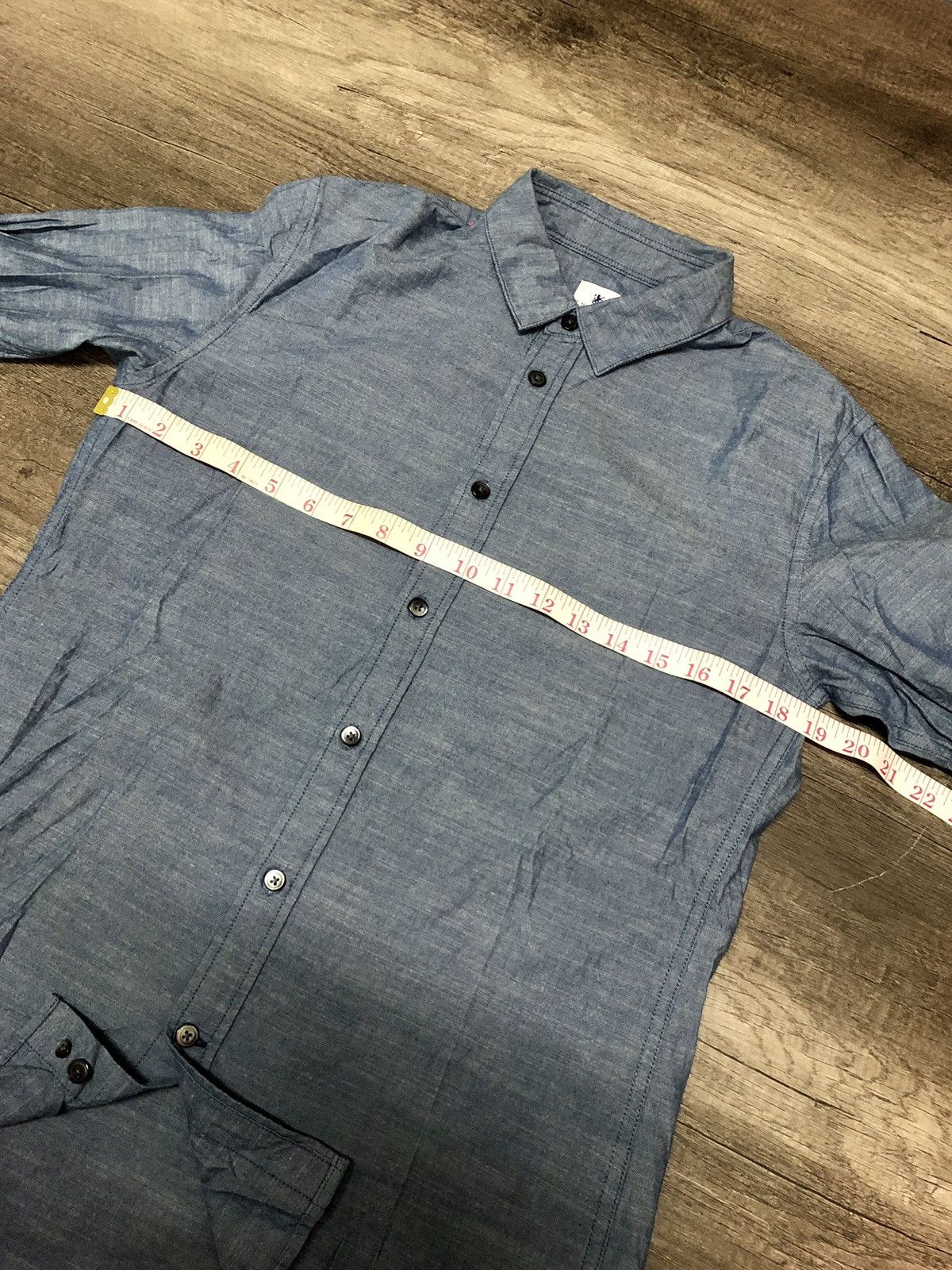 Paul Smith × R.Newbold × Vintage Vintage Chambray Shirt R.Newbold by Paul Smitch Size US M / EU 48-50 / 2 - 15 Thumbnail