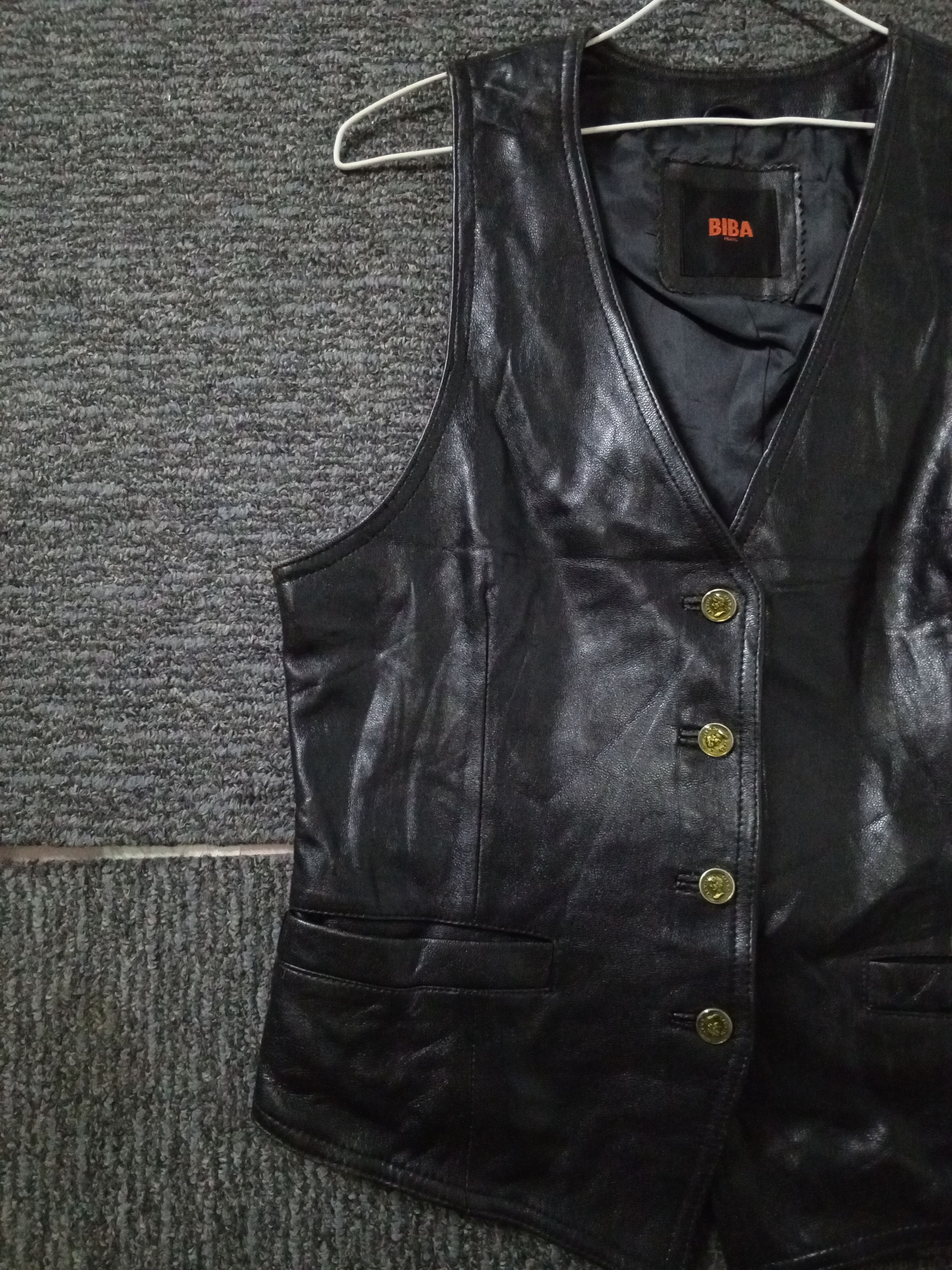 Japanese Brand BIBA VEST LEATHER Size XXS / US 00 / IT 34 - 2 Thumbnail