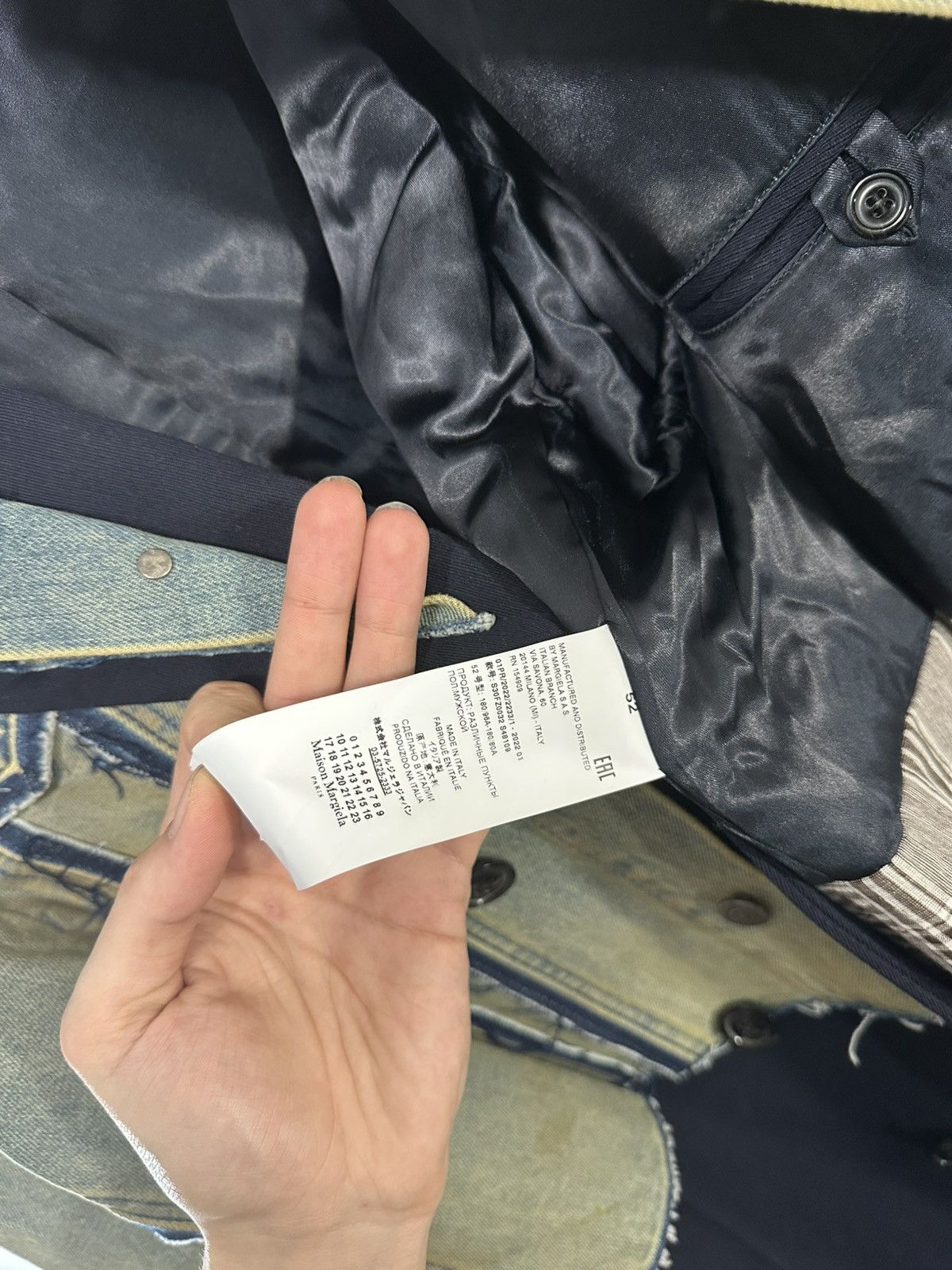 Maison Margiela Maison Margiela “Rare” Double Denim Peacoat Size US XL / EU 56 / 4 - 11 Thumbnail