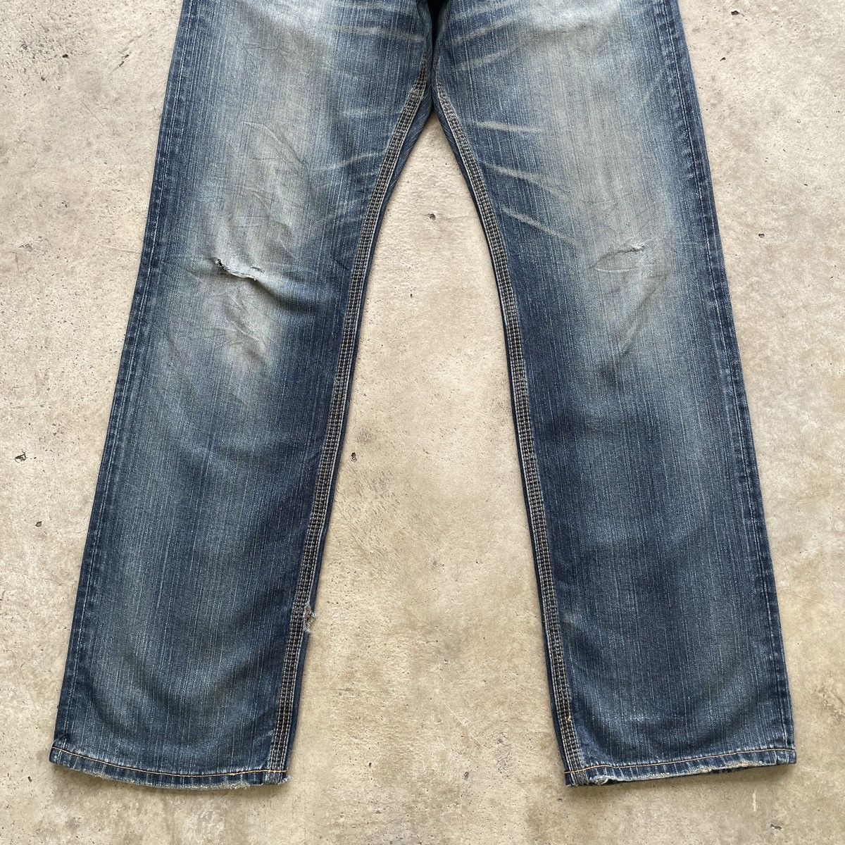 Japanese Brand W33x33.5💥 Vintage Edwin XV-S Faded BAGGY Jeans Denim Pants Size US 33 - 4 Thumbnail