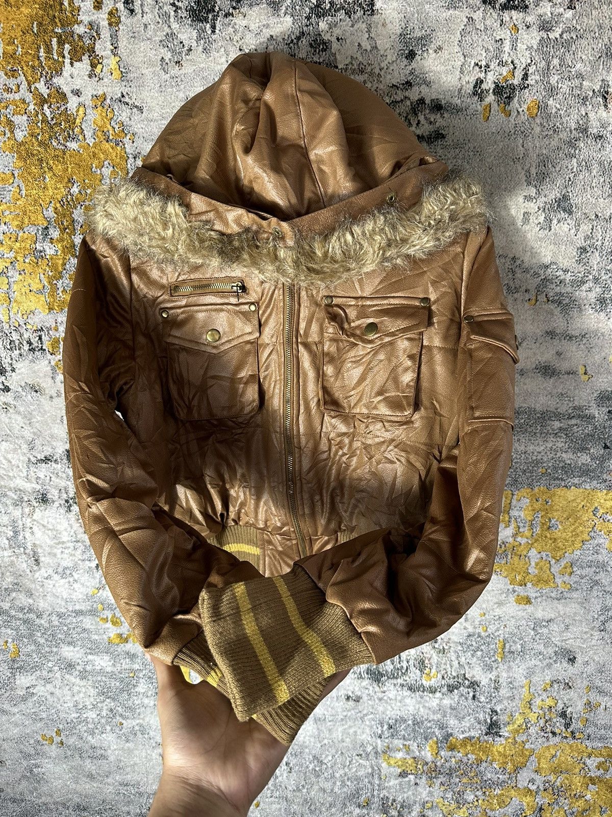 20471120 FUR PUFFER DOWN JACKET WINTER SESSION VERY GOOD CONDITION Size US M / EU 48-50 / 2 - 5 Thumbnail