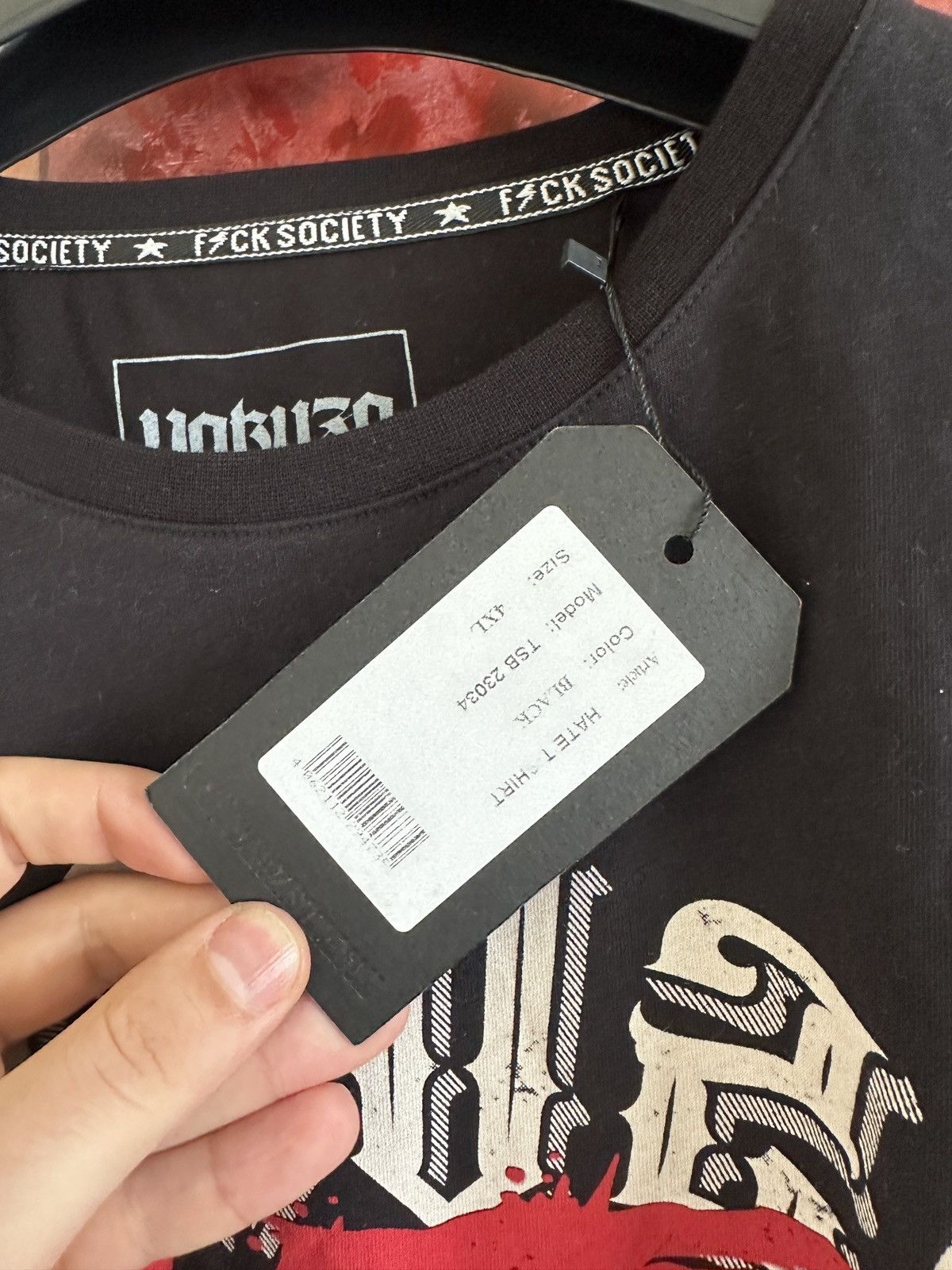 Other Yakuza Black Cotton T Shirt Size US XXL / EU 58 / 5 - 4 Thumbnail