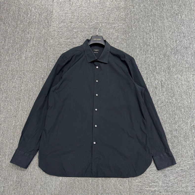Ermenegildo Zegna Ermenegildo Zegna Solid Color Shirt Size US M / EU 48-50 / 2 - 1 Thumbnail