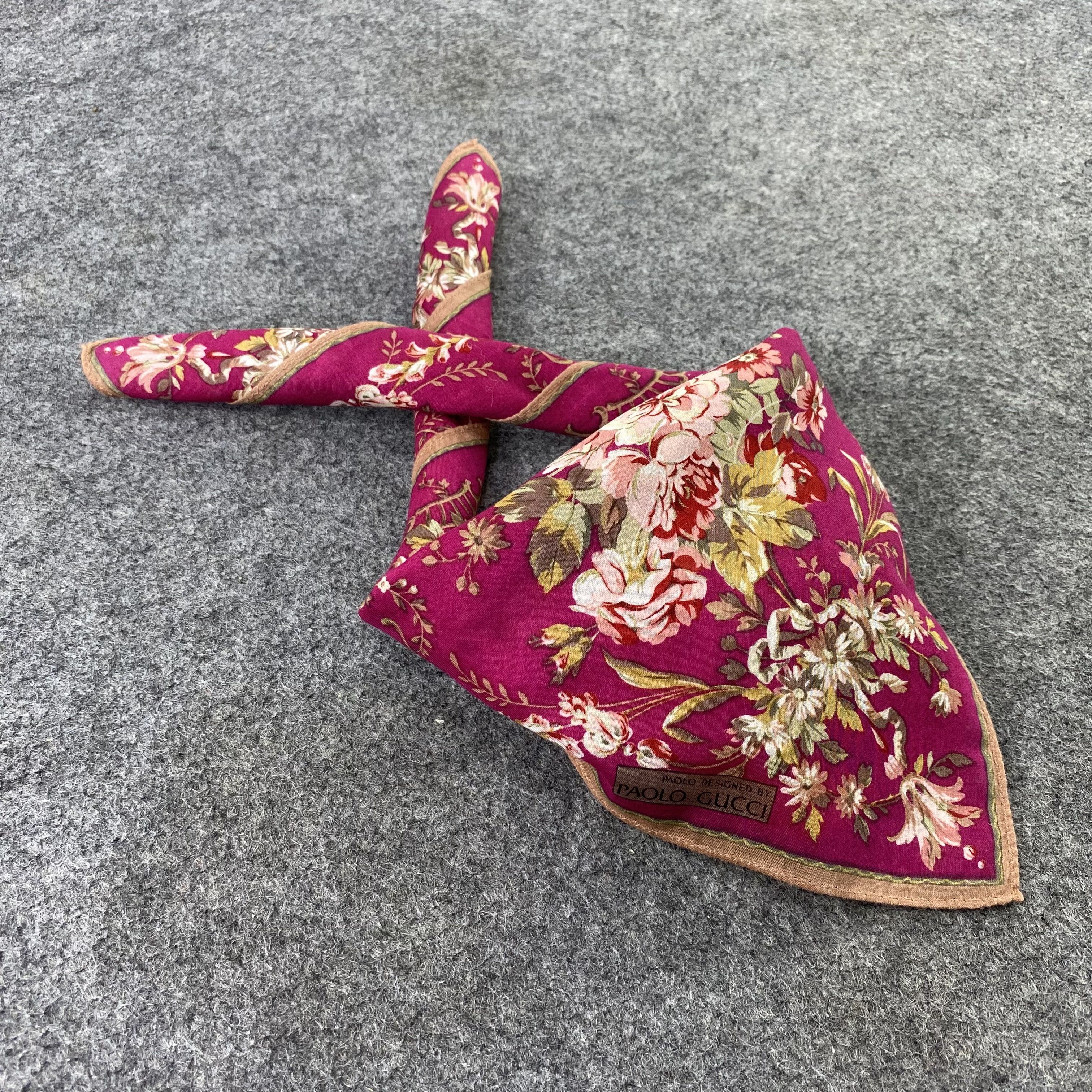 Paolo Gucci Paolo Gucci Handkerchief / Bandana / Neckerchief-B720 Size ONE SIZE - 1 Thumbnail