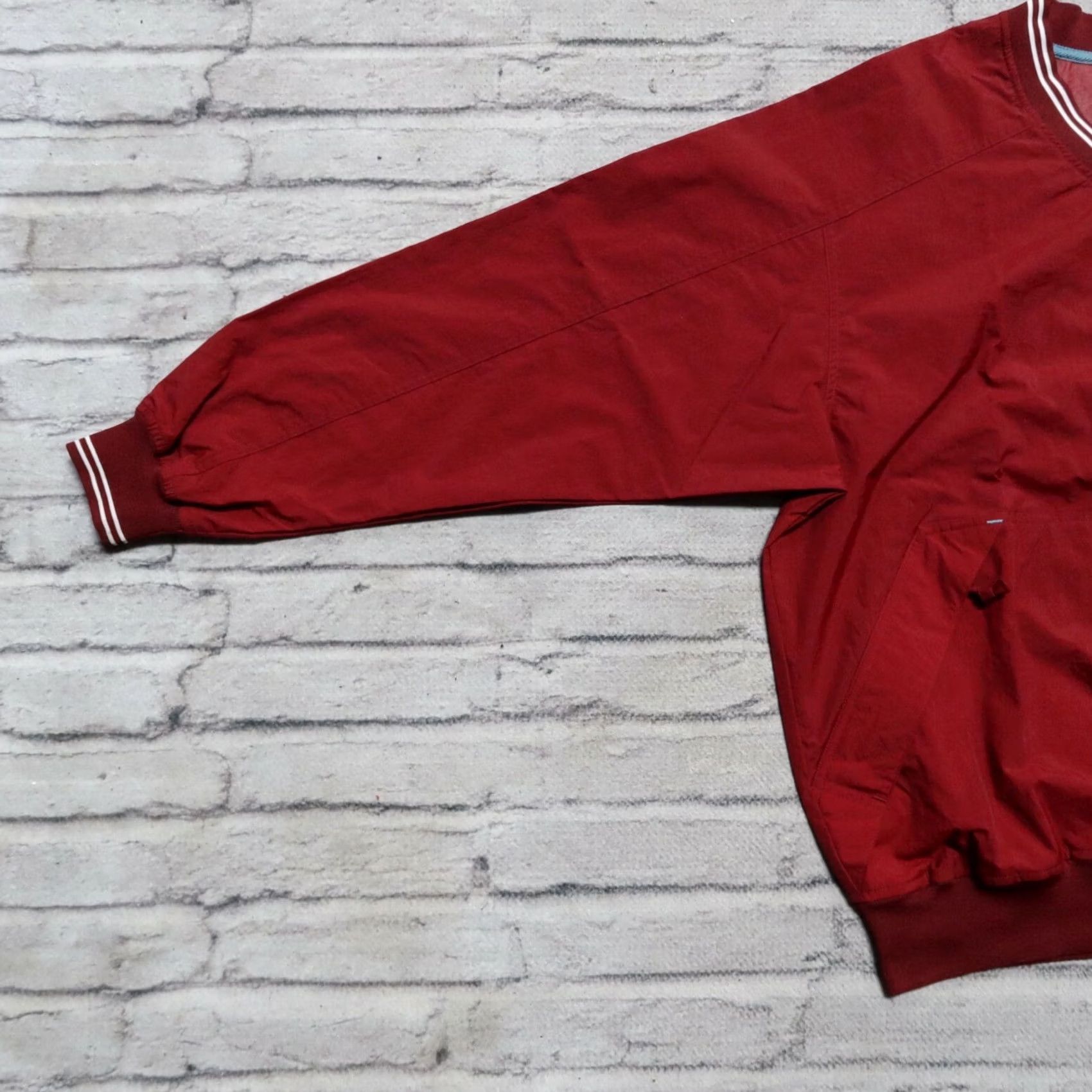 Nike VINTAGE Nike Stanford Center Swoosh Pullover Sweatshirt Mens XL Maroon 90s Size US XL / EU 56 / 4 - 3 Thumbnail