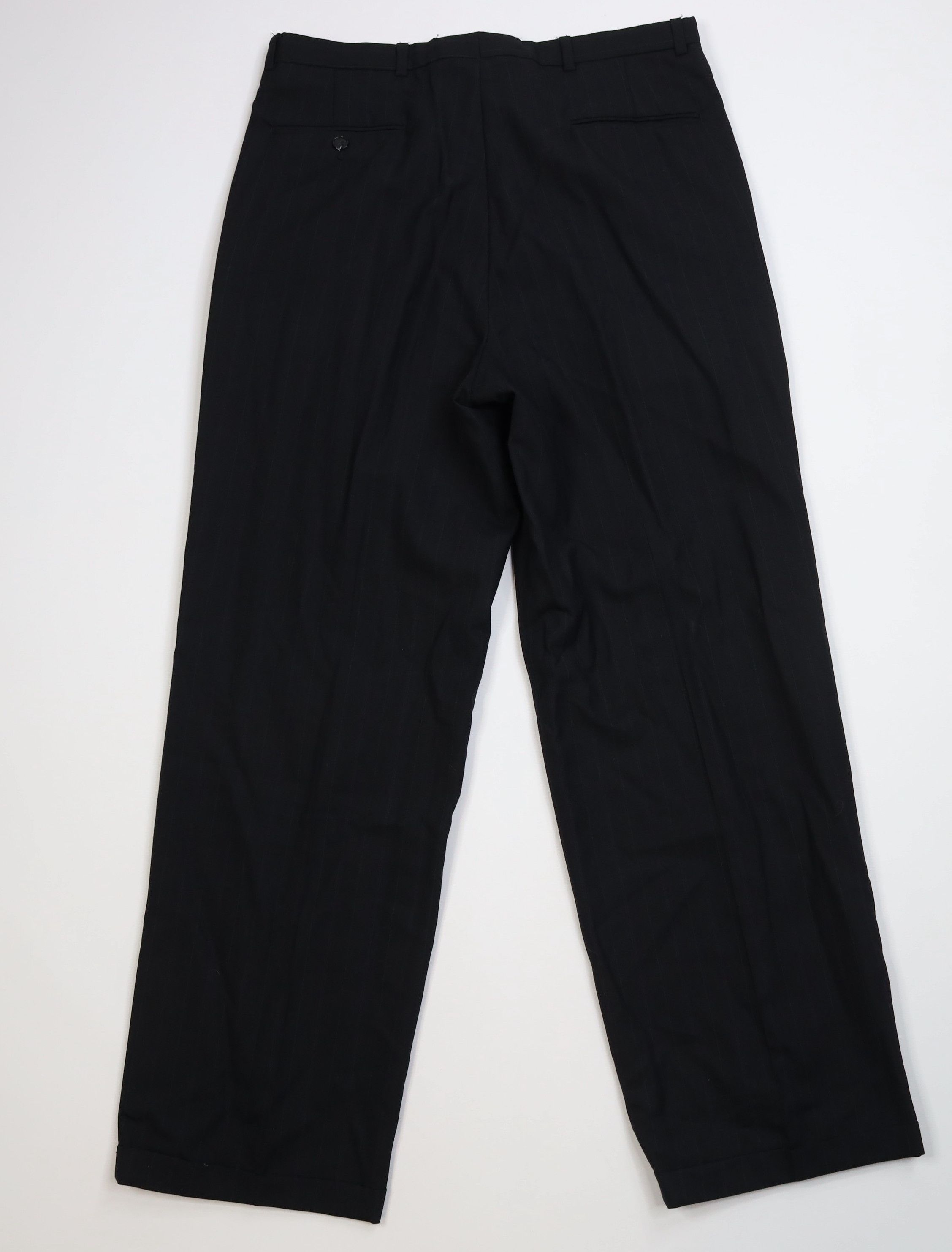 Vintage Vintage 70s Streetwear Pinstriped Wide Leg Chino Pants Size US 34 / EU 50 - 10 Thumbnail