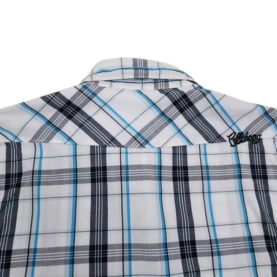 Billabong Billabong Shirt Embroidered Logo Short Sleeve Plaid Check Size US M / EU 48-50 / 2 - 7 Thumbnail