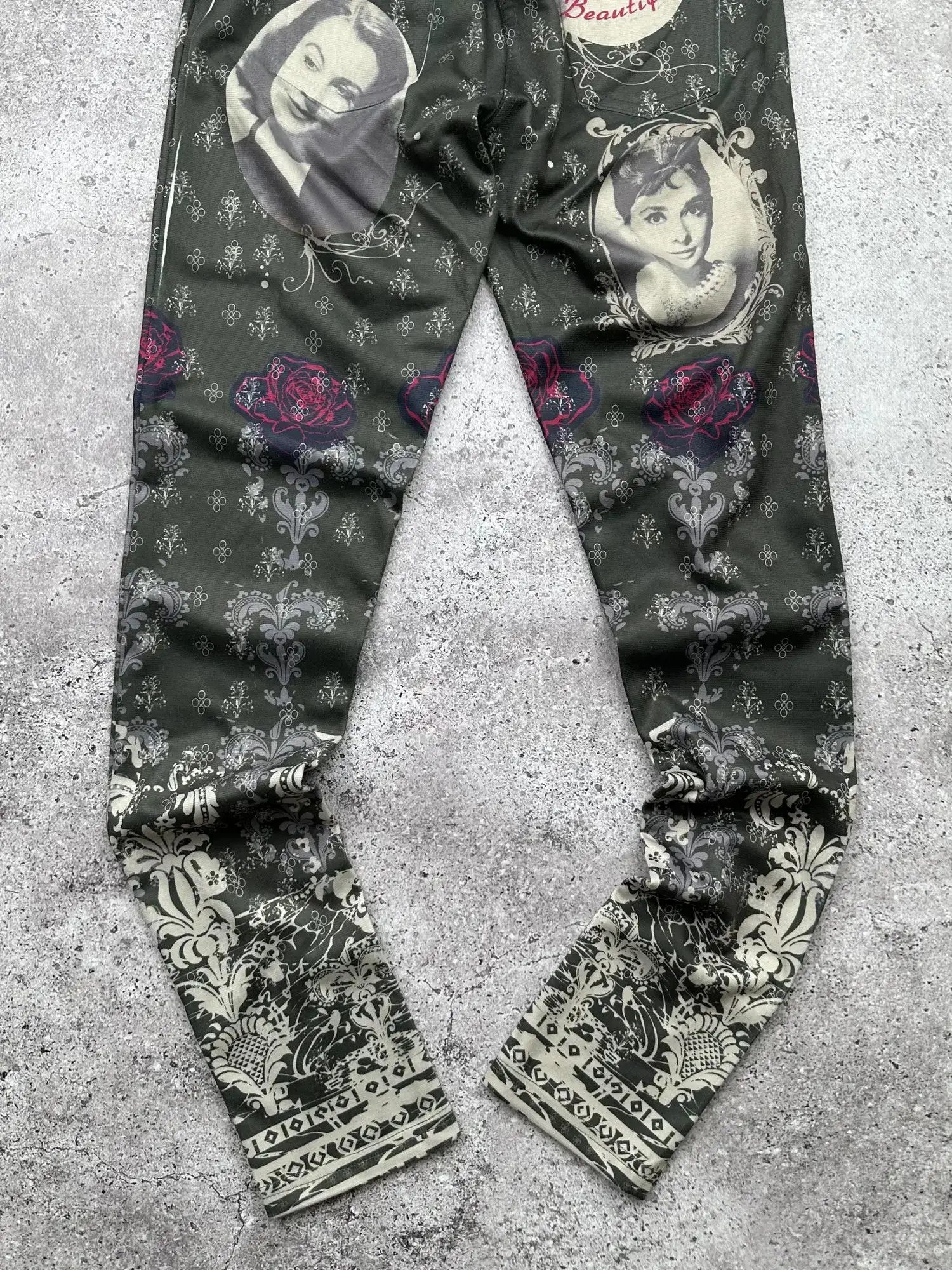 Vintage Vintage Printed Pants C537(V617) Size 25" / US 0 / IT 36 - 6 Thumbnail