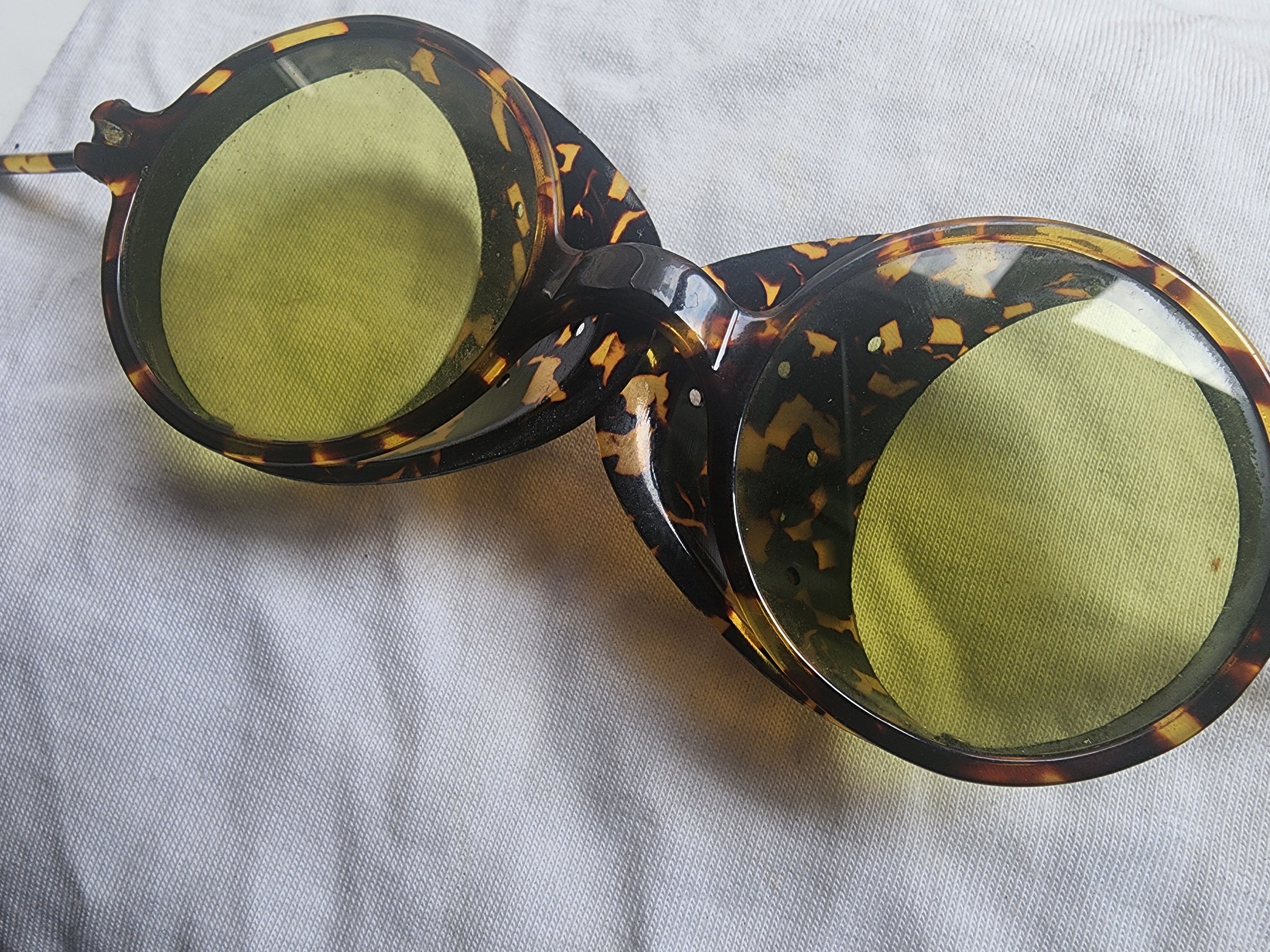 Matsuda WILLSON VTG 40'S DECO TORTOISE SHELL SUNGLASSES Size ONE SIZE - 4 Thumbnail