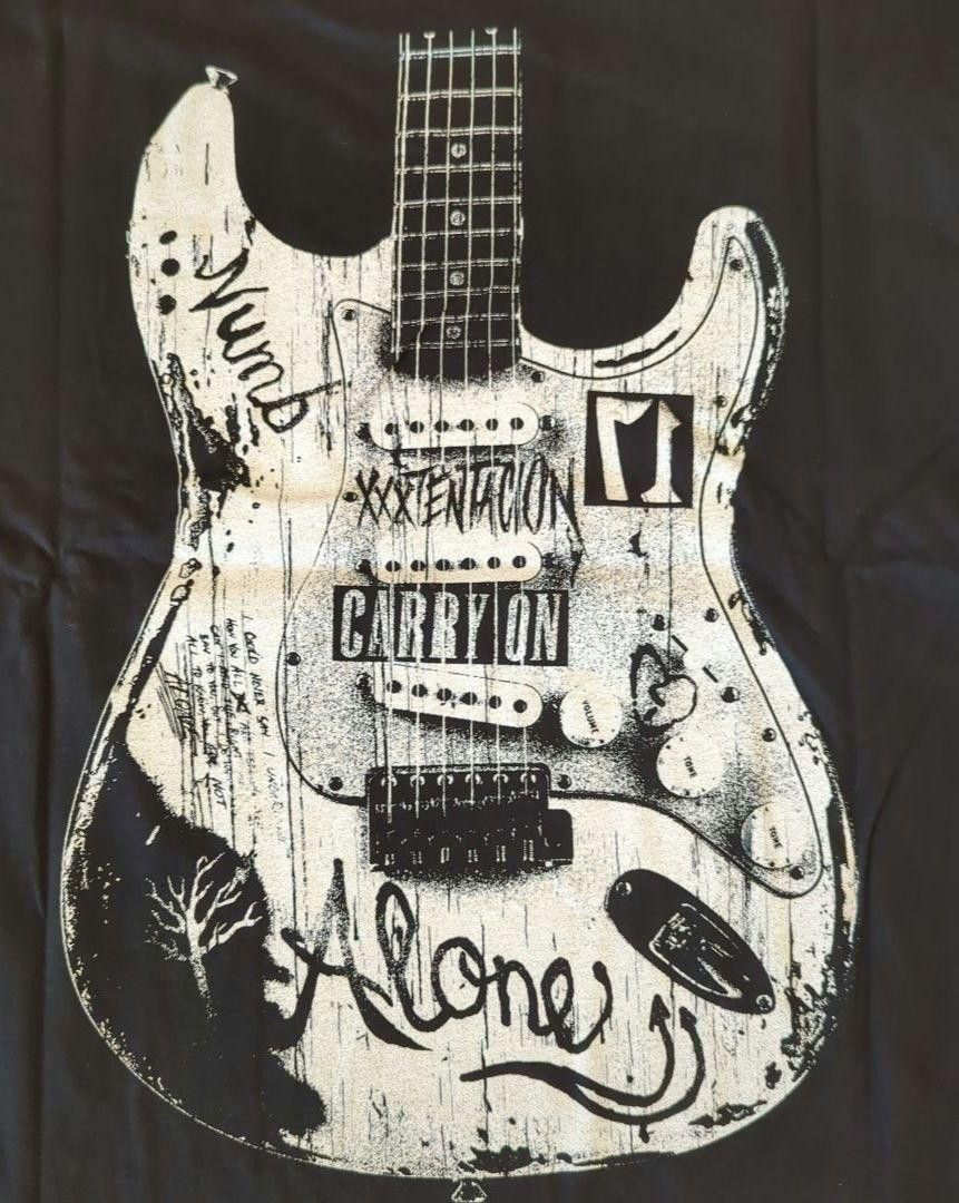 Rap Tees XXXTENTACION “NUMB” Guitar Graphic Tee / Rare Official / L Size US L / EU 52-54 / 3 - 3 Thumbnail