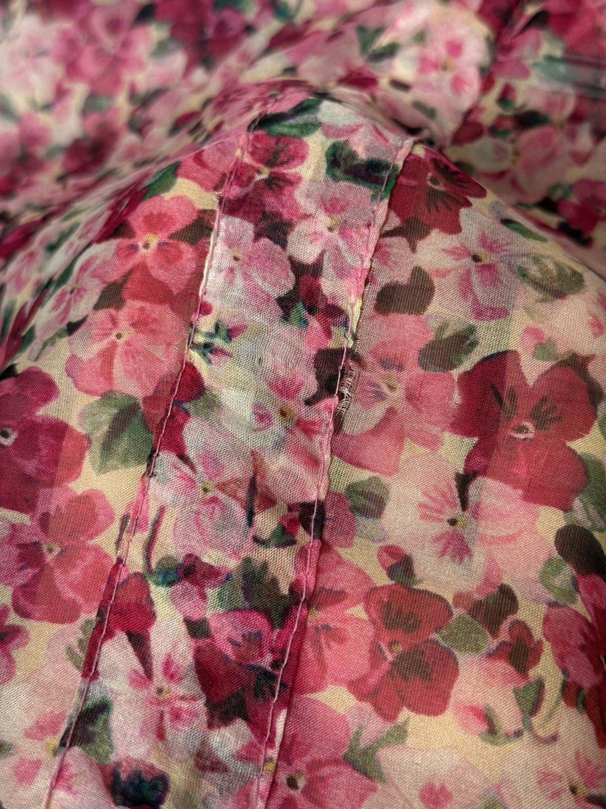 Dolce & Gabbana Dolce & Gabbana Silk Shirt D&G Floral Sheer Button Up Blouse Size XS / US 0-2 / IT 36-38 - 13 Thumbnail
