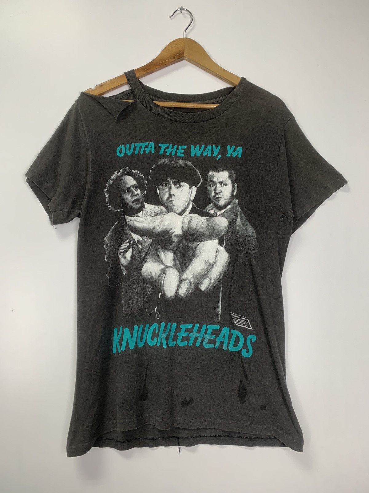Vintage 🔥Vintage 1989 The Three Stooges Movie T-shirt Size US M / EU 48-50 / 2 - 1 Thumbnail