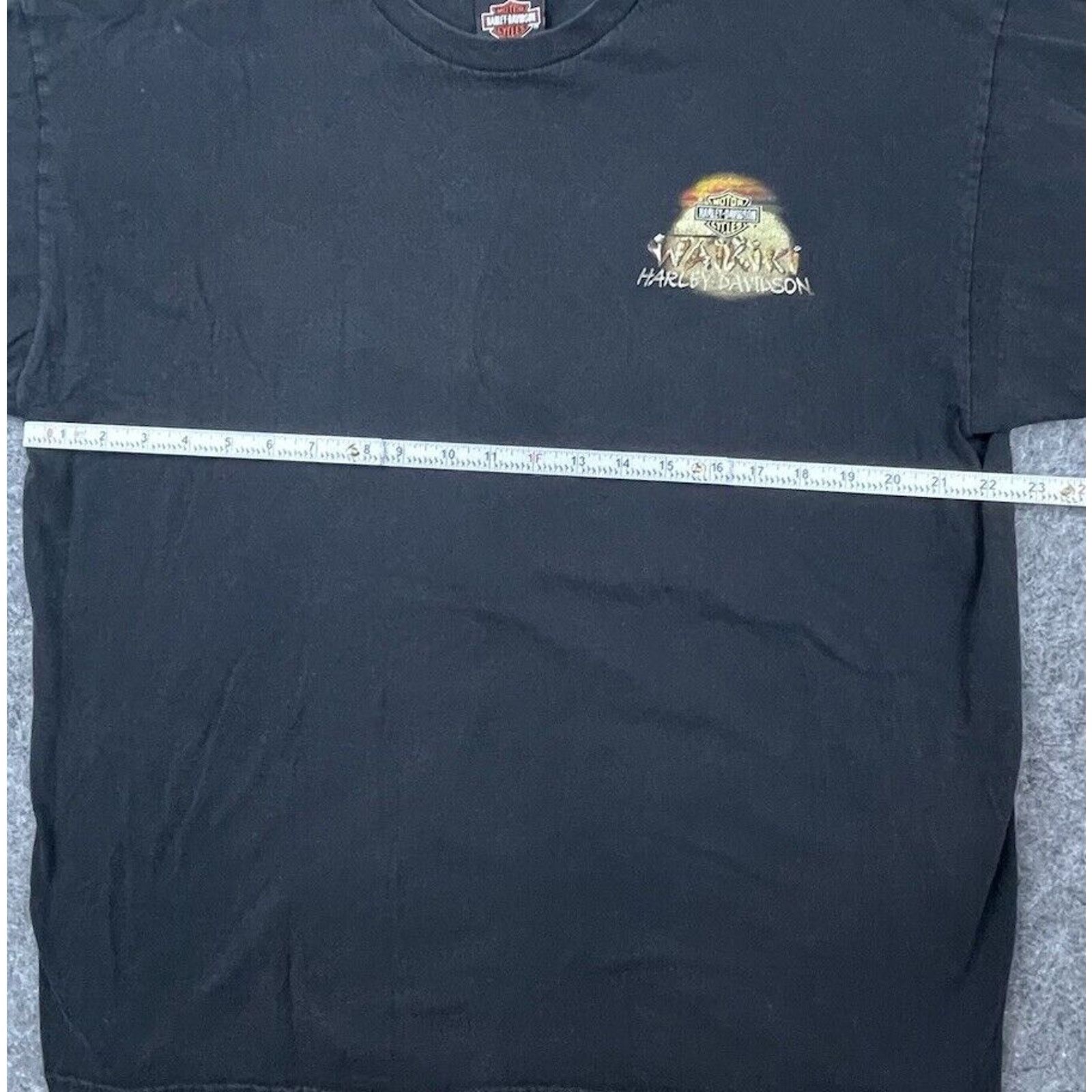 Harley Davidson Harley Davidson Shirt XL Black Surfboard Waikiki Hawaii Size US XL / EU 56 / 4 - 5 Thumbnail