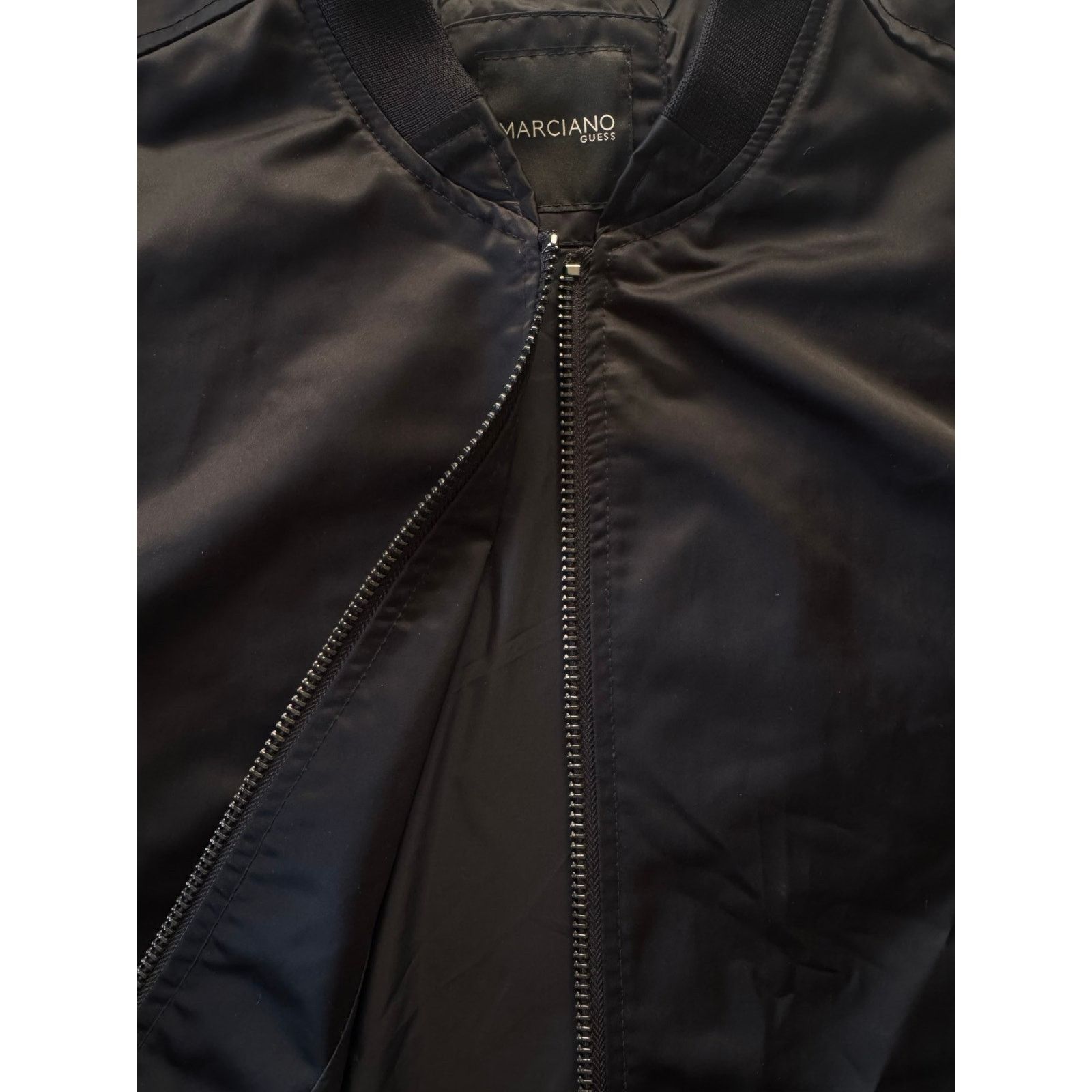 Georges Marciano Marciano by Guess Black Bomber Jacket | Size Medium Size US M / EU 48-50 / 2 - 3 Thumbnail