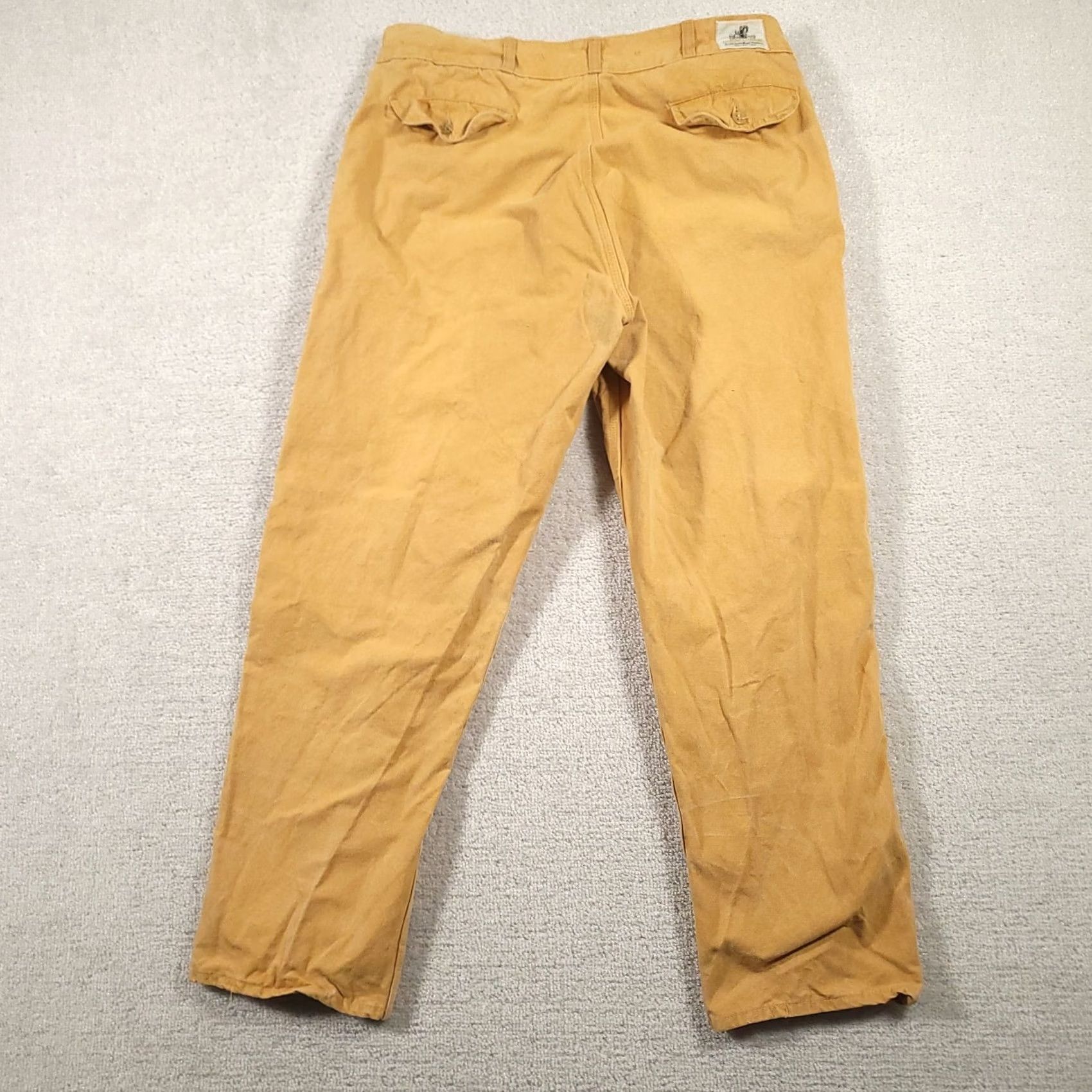 Vintage VINTAGE Black Sheep Brush Field Pants Mens 35X29 Brown Canvas Hunting Distressed Size US 35 - 7 Thumbnail