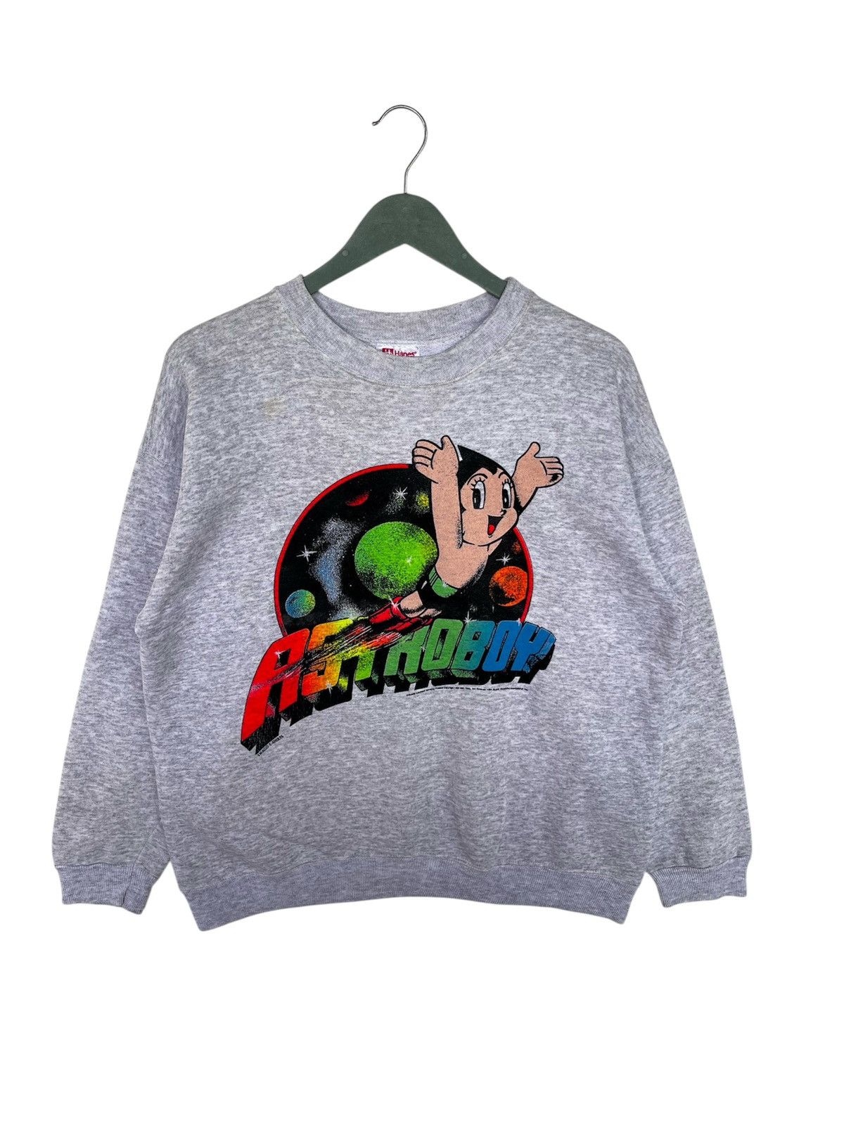 Hanes Vintage 1991 Astroboy Sweatshirt Size US L / EU 52-54 / 3 - 1 Thumbnail