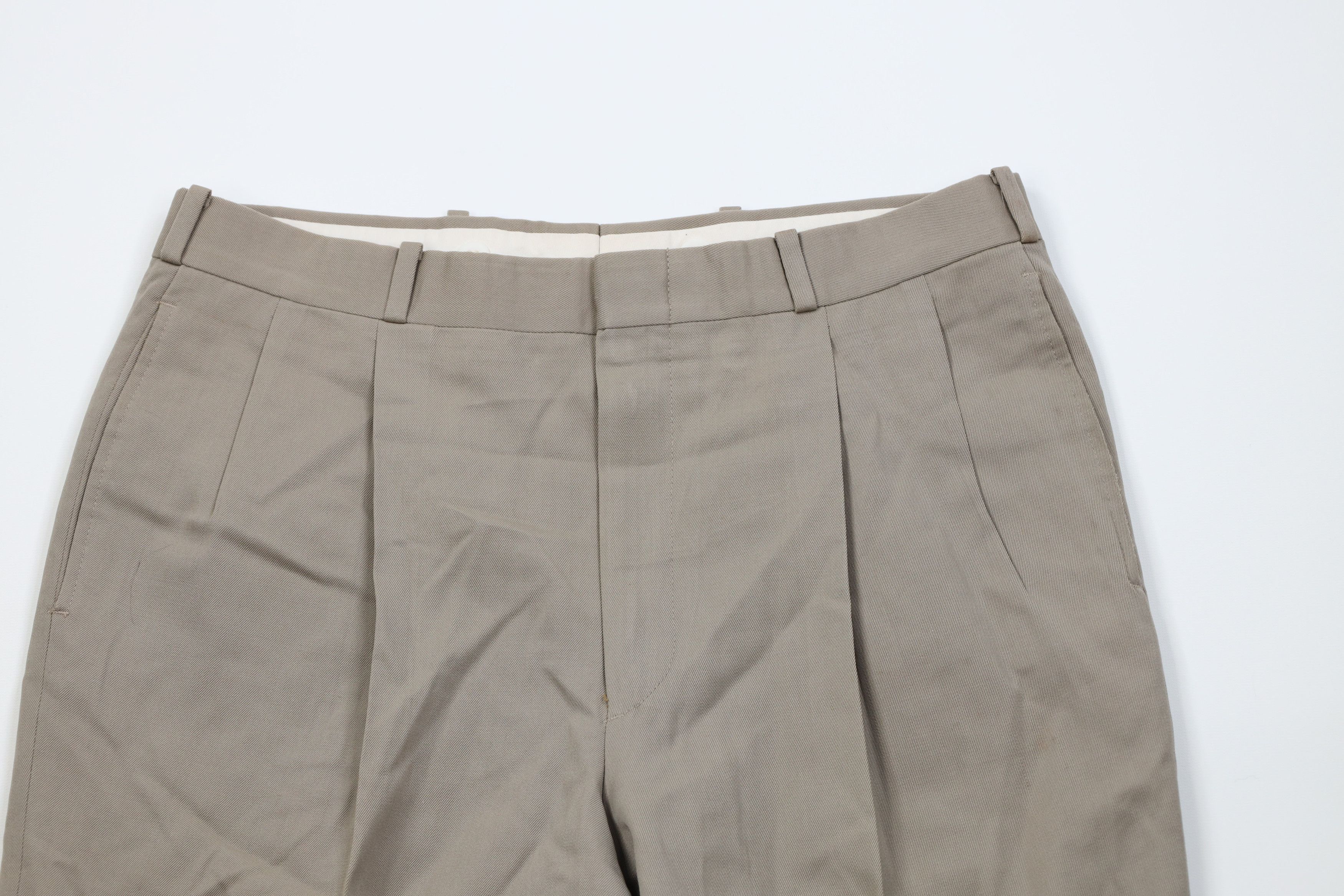 Vintage Vintage 70s Streetwear Rayon Gabardine Wide Leg Chino Pants Size US 34 / EU 50 - 2 Thumbnail