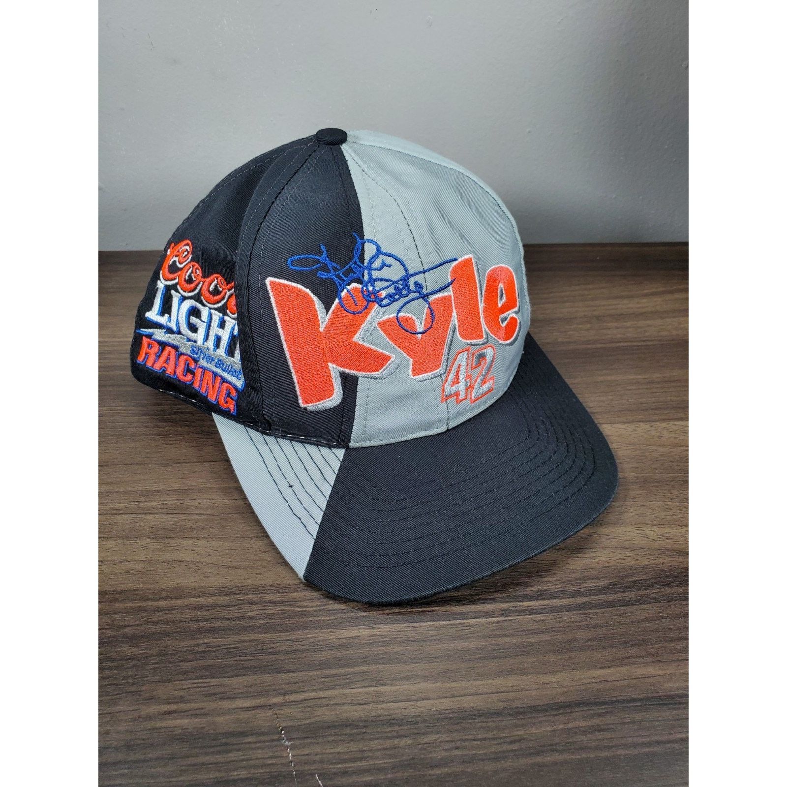 NASCAR × Vintage Kyle Petty #42 Coors Light Racing Hat Cap Silver Bullet Size ONE SIZE - 1 Thumbnail