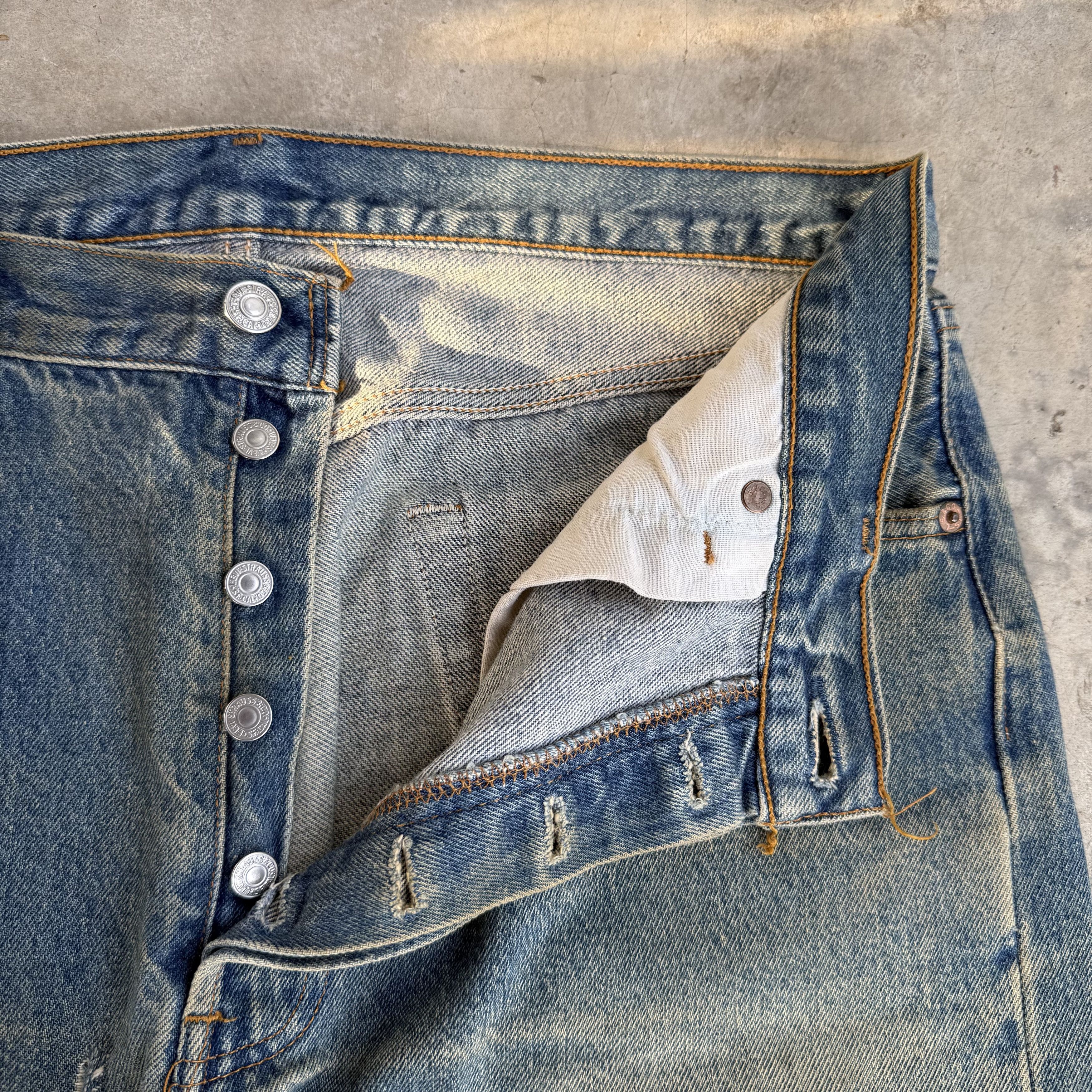 Levi's Vintage Clothing Vintage Levi's 501 95s Made Usa Rusty Denim Size US 36 / EU 52 - 9 Thumbnail