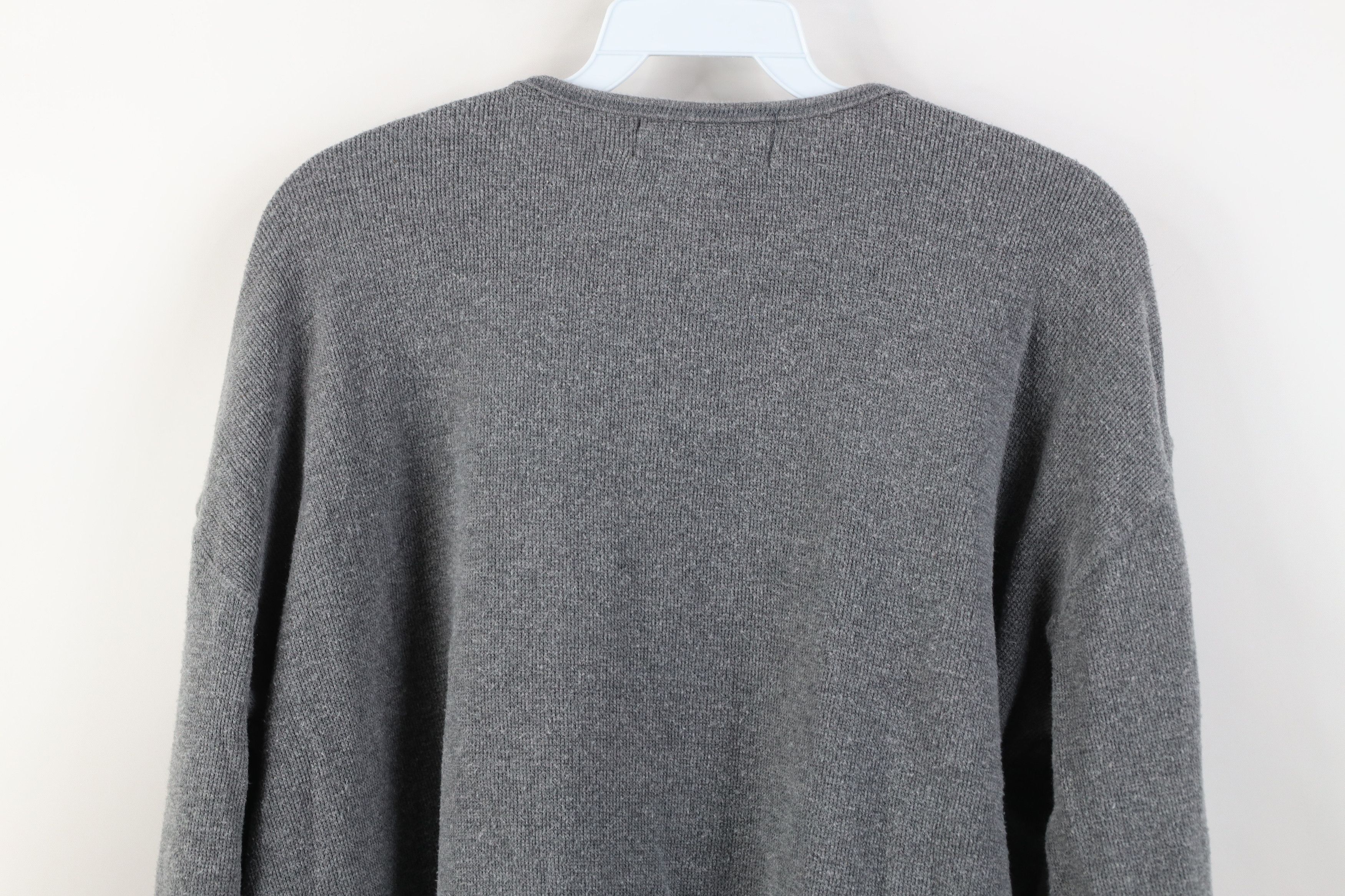 Vintage Vintage 90s Streetwear Marled Thermal Knit Henley T-Shirt Size US L / EU 52-54 / 3 - 9 Thumbnail