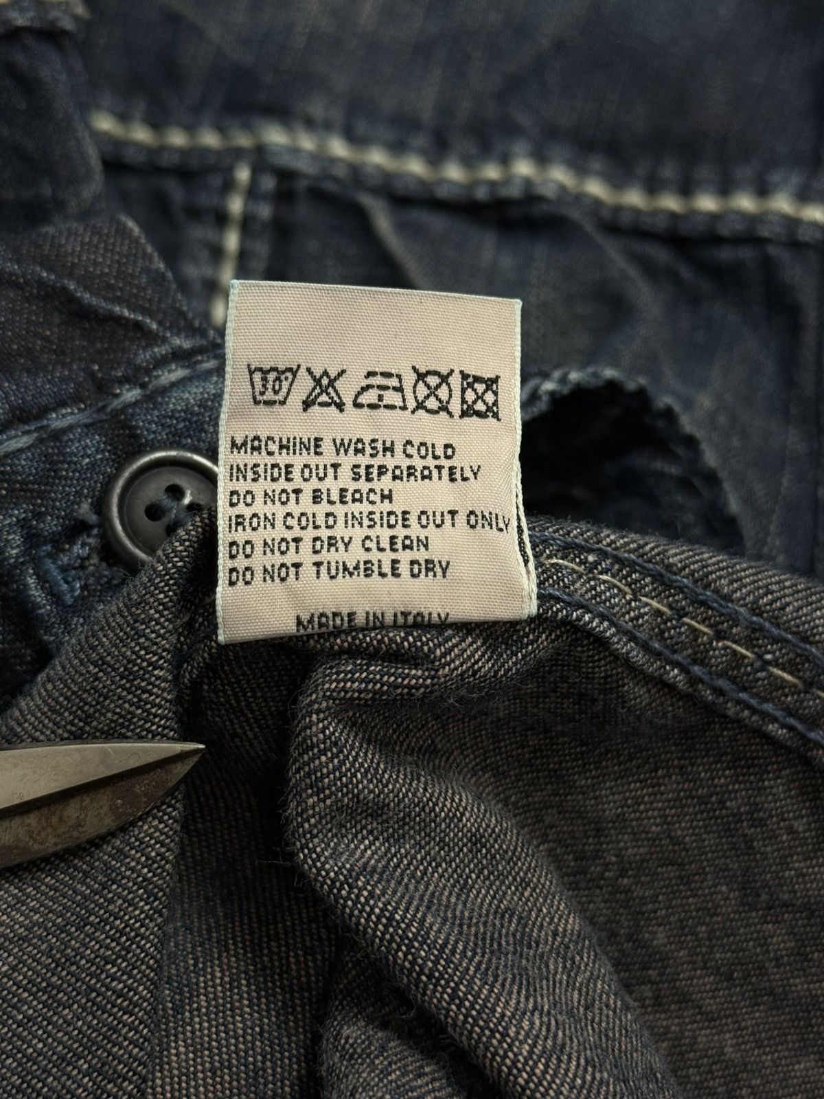 Designer × Marithe + Francois Girbaud × Vintage Marithe Francois Girbaud Denim Jacket Size M / US 6-8 / IT 42-44 - 10 Thumbnail