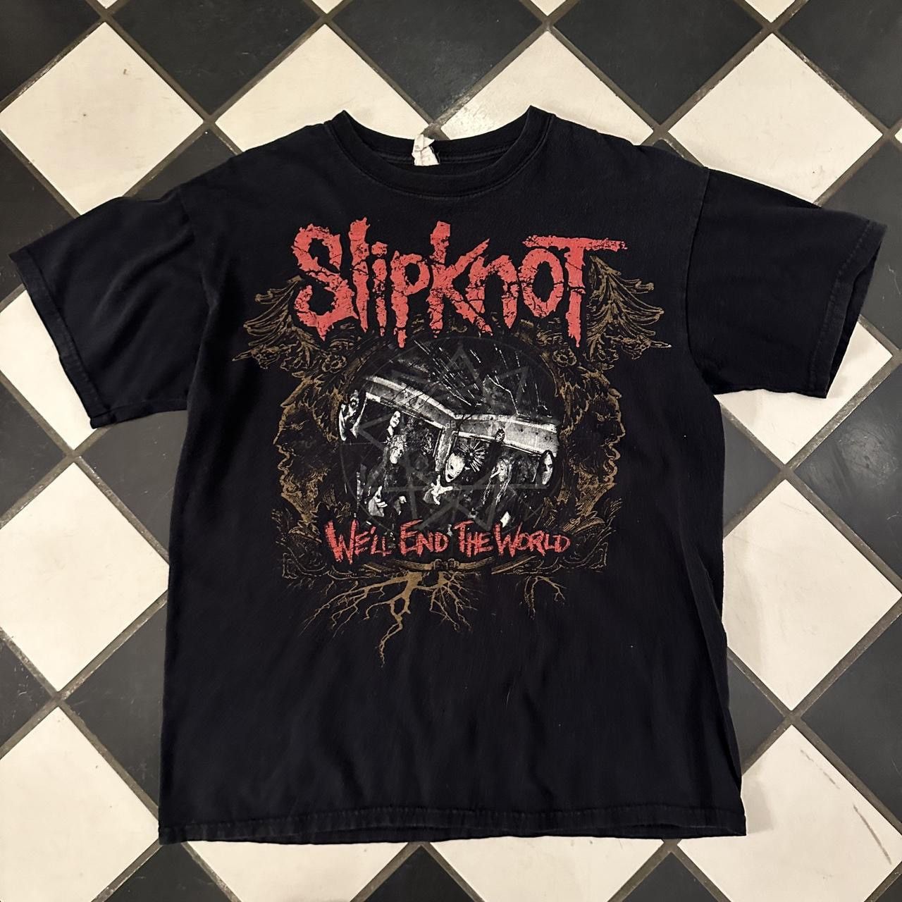 Band Tees × Slipknot × Vintage Y2k grunge Slipknot We 