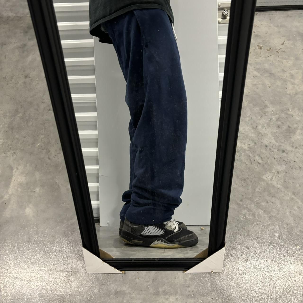 Japanese Brand × Vintage Crazy Vintage Y2K/2000s Navy Blue Comfy Skater Essential Sweatpants! Size US 32 / EU 48 - 2 Thumbnail