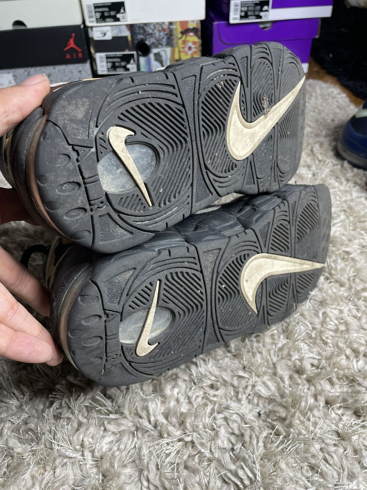 Nike Nike Air More Uptempo QS Camo Size US 11 / EU 44 - 9 Thumbnail