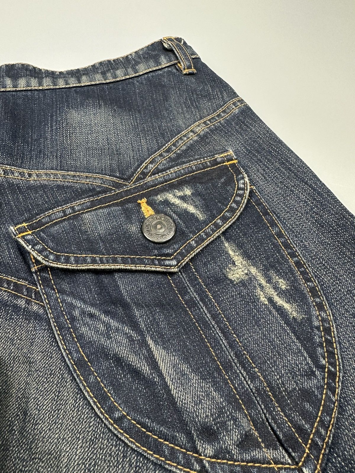 Issey Miyake Distressed Sunao Kuwahara Issey Miyake Short Denim Size US 30 / EU 46 - 5 Thumbnail
