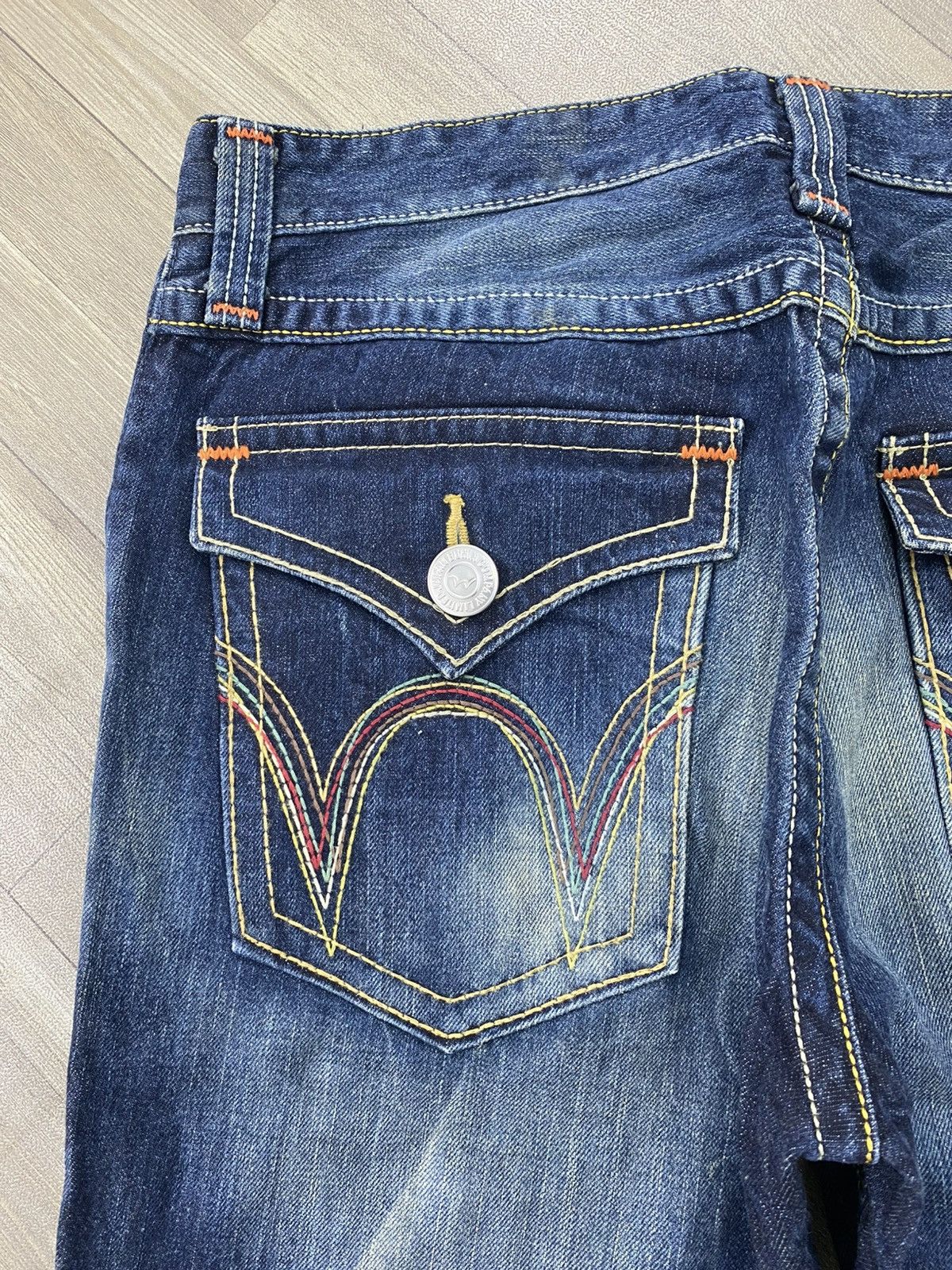 If Six Was Nine 2000s Ediwn Trip Japan Distressed Faded Lgb Punk Style Jeans Size US 34 / EU 50 - 13 Thumbnail