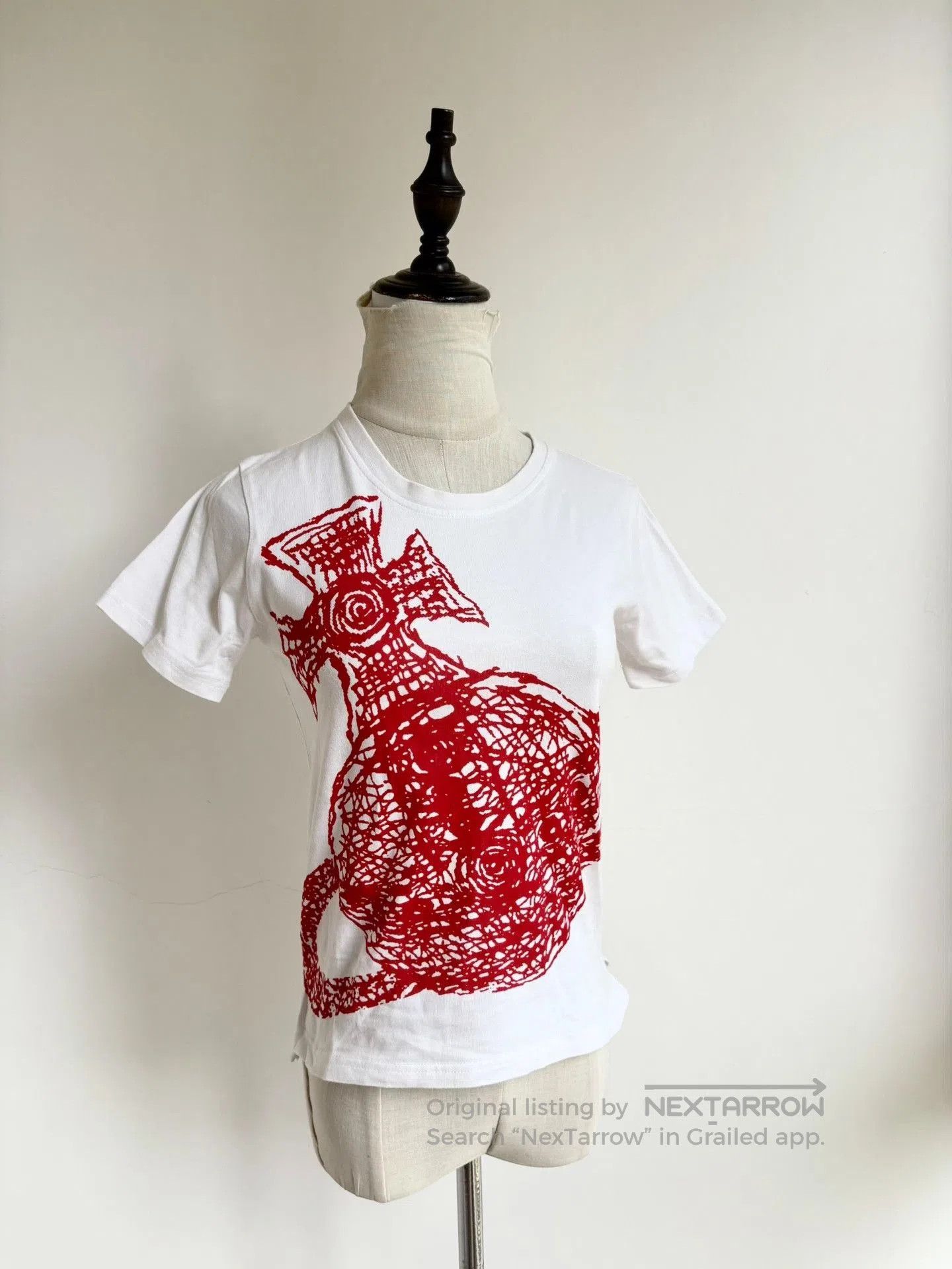 Vivienne Westwood Vivienne Westwood 90s Vintage White Saturn Tee. Size M / US 6-8 / IT 42-44 - 2 Thumbnail