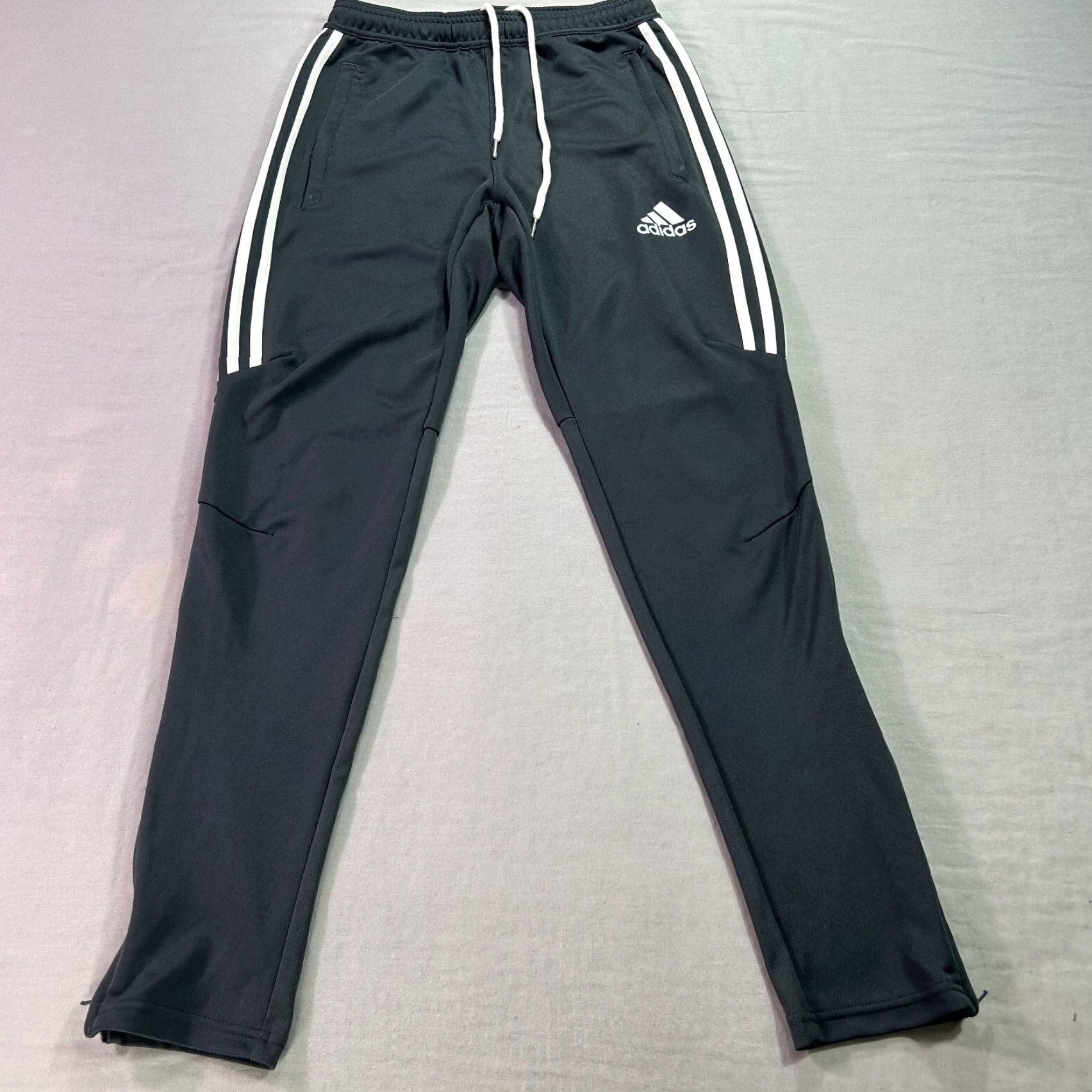 Adidas Adidas Tiro 19 Pants Womens Small Gray White Track Training Soccer Jogger Size 28" / US 6 / IT 42 - 2 Thumbnail
