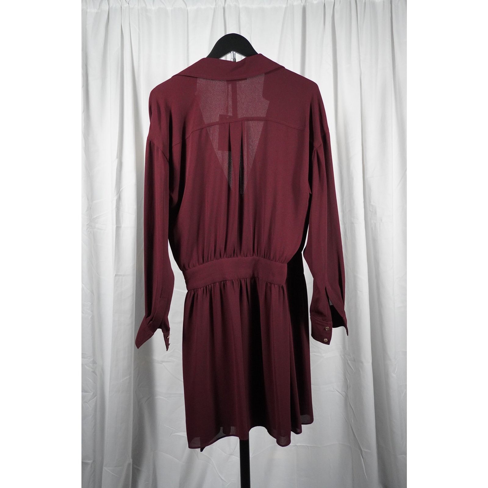 Ramy Brook Ramy Brook Cabernet Wrap Dress Women’s Med. Long Sleeve NWT Size M / US 6-8 / IT 42-44 - 2 Thumbnail