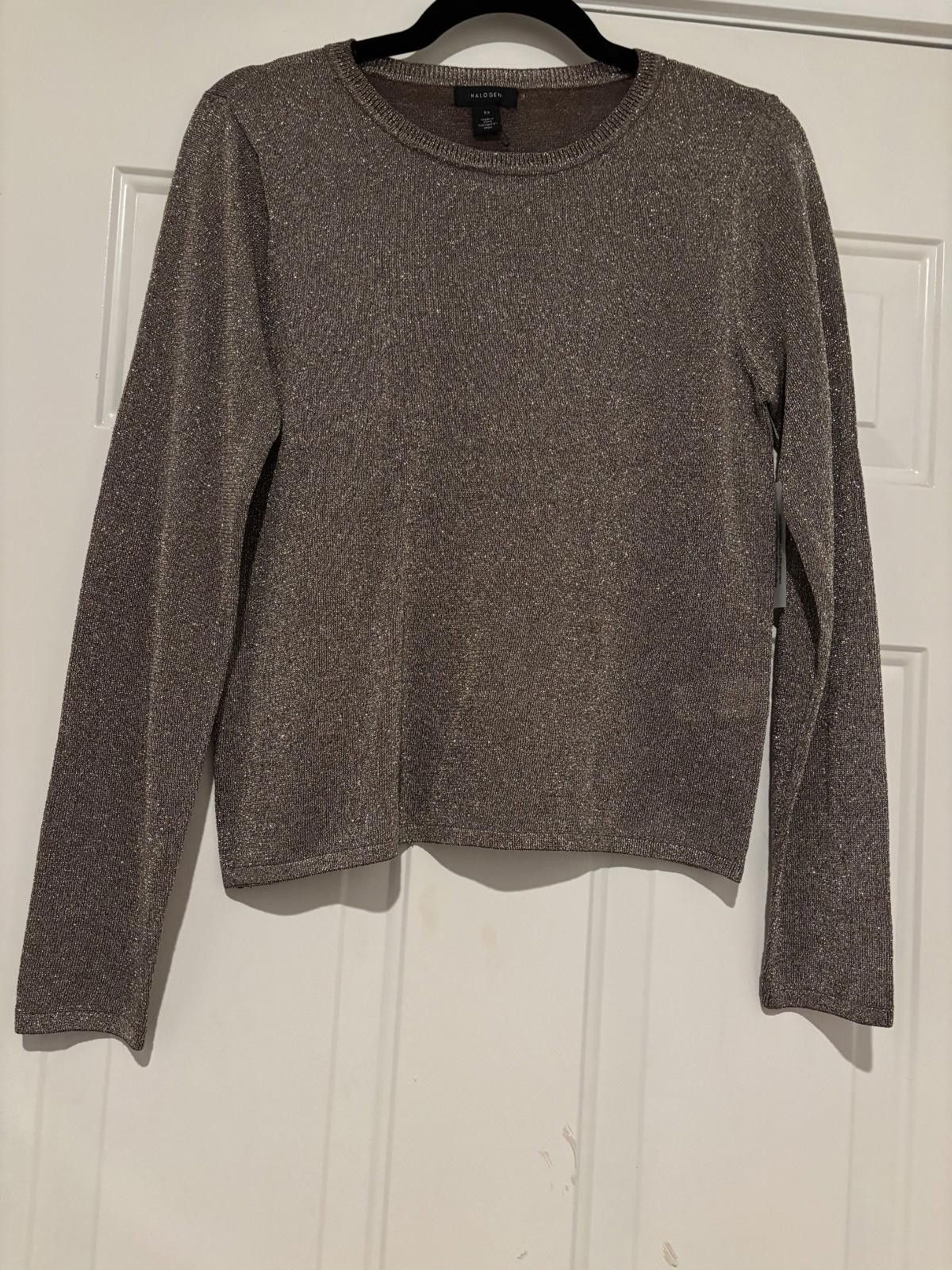Designer Womens Halogen sz XS copper color long sleeve sweater #249 Size XS / US 0-2 / IT 36-38 - 1 Thumbnail
