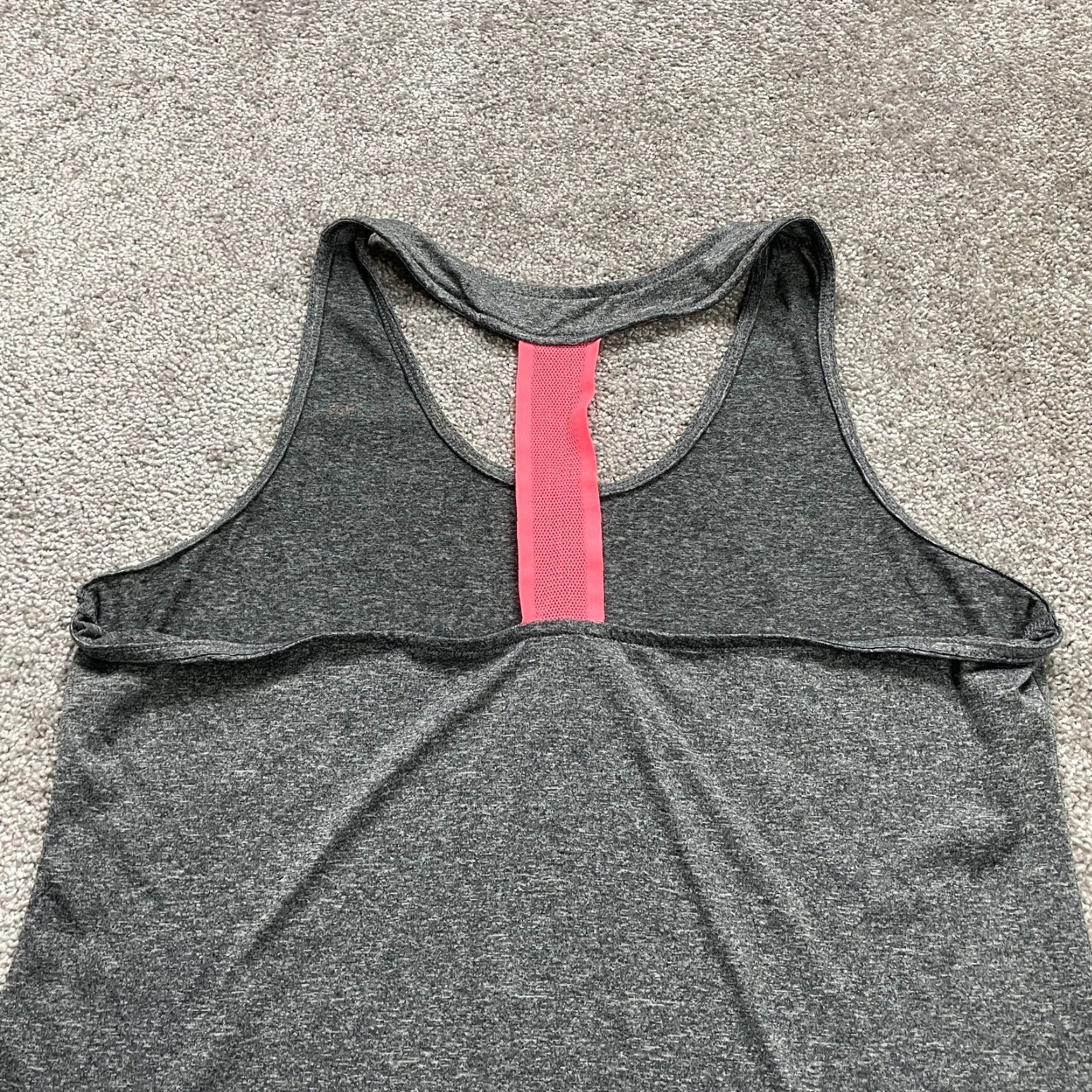 Vintage Just Be Sport Tank Top Womens L Gray Racerback Halter Stretch ActiveRunning Size L / US 10 / IT 46 - 3 Thumbnail
