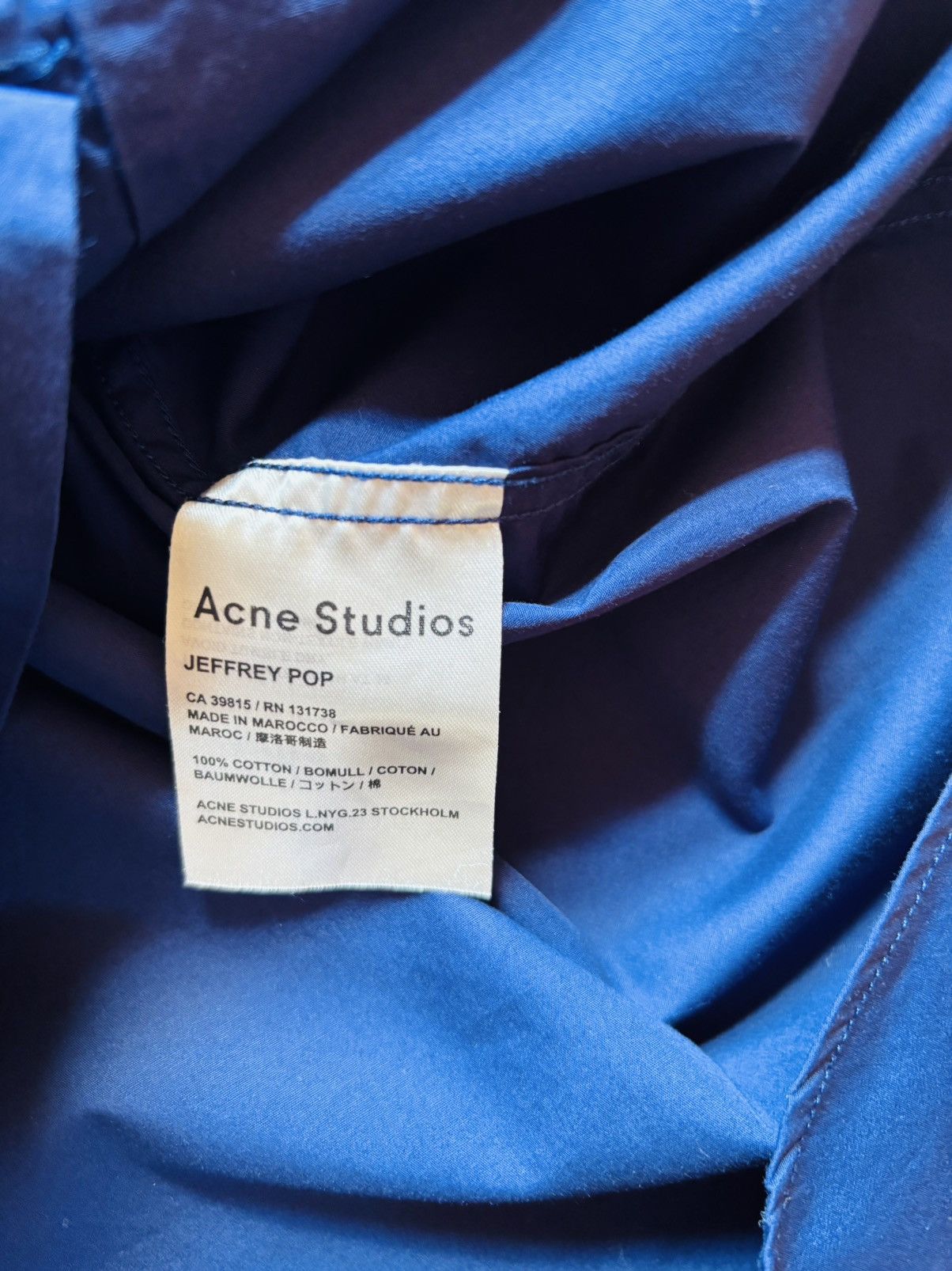 Acne Studios Acne Studios Classic Fit Shirt Size US M / EU 48-50 / 2 - 4 Thumbnail