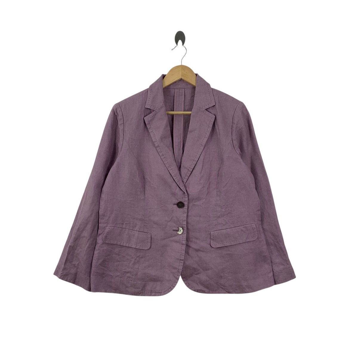 Ermenegildo Zegna Vintage ERMENEGILDO ZEGNA x LEILIAN Collection Blazer Coat Size M / US 6-8 / IT 42-44 - 1 Thumbnail