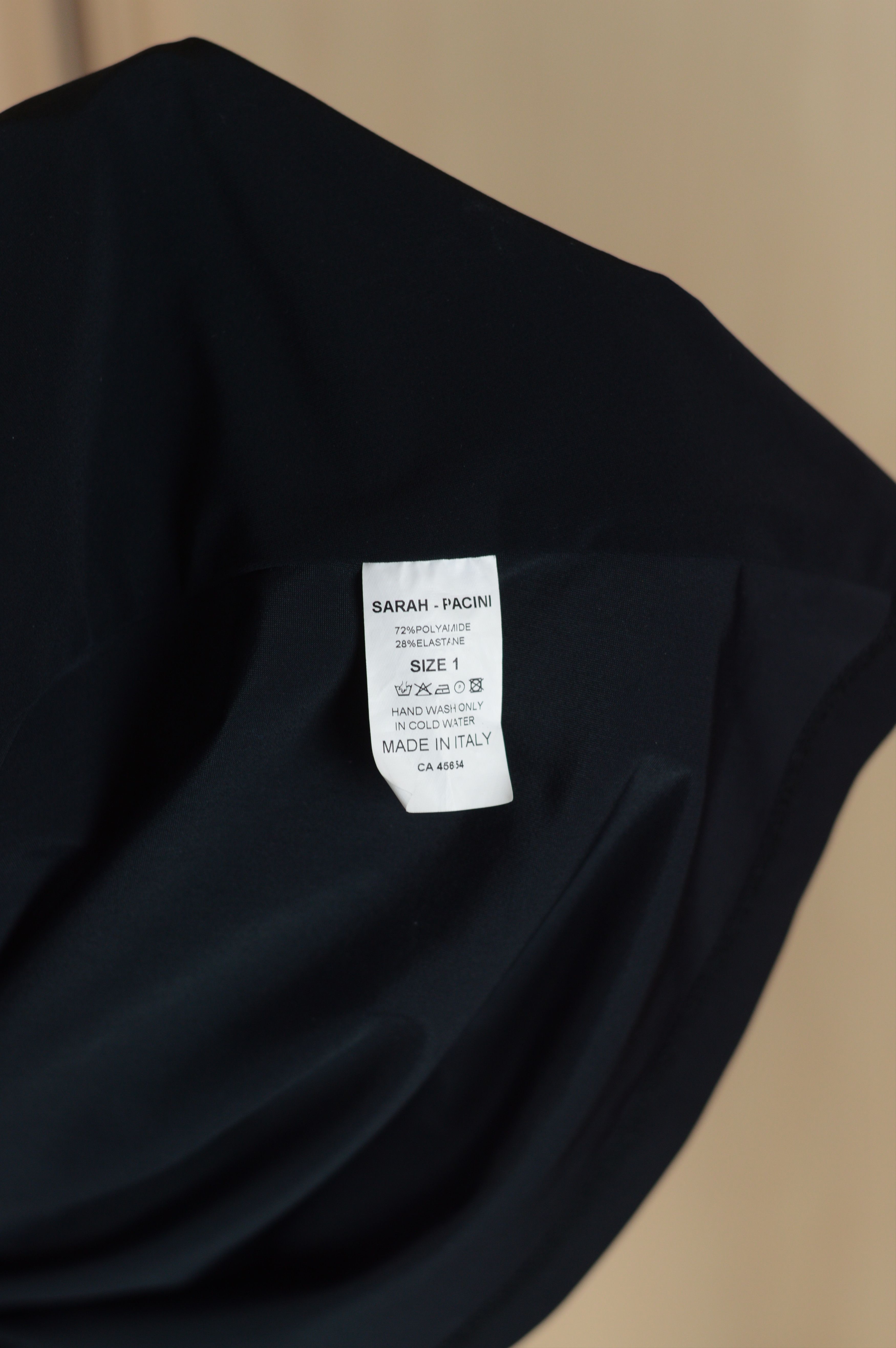 Sarah Pacini Nylon Cardigan Blouse Belted
