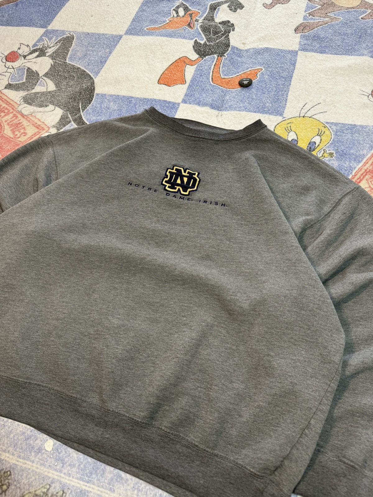 NCAA Vintage Notre dame fighting Irish crewneck sweatshirt Size US XL / EU 56 / 4 - 2 Thumbnail