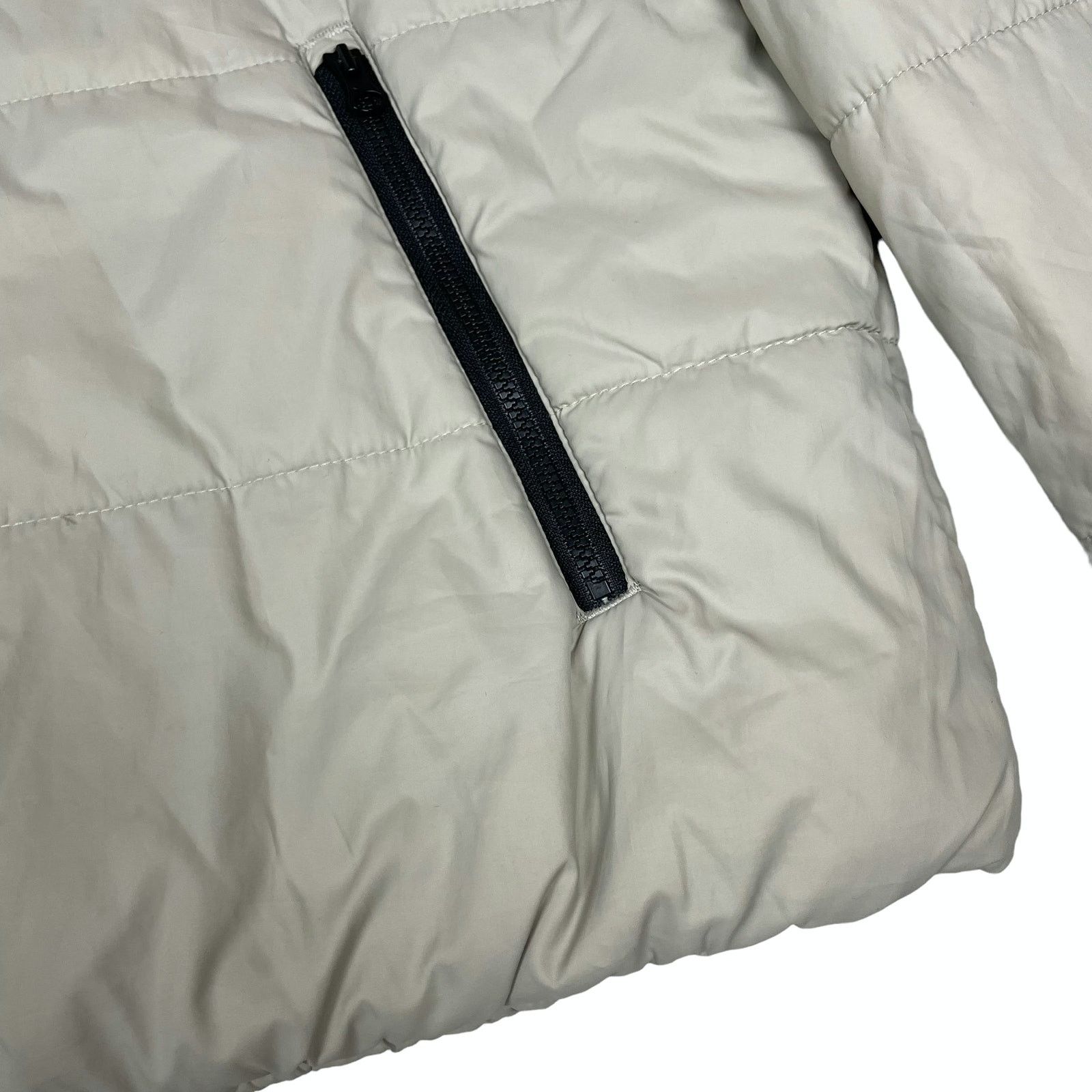 Nike Nike Women Beige Long Sleeve Full Zip Hooded Puffer Jacket M Size M / US 6-8 / IT 42-44 - 7 Thumbnail