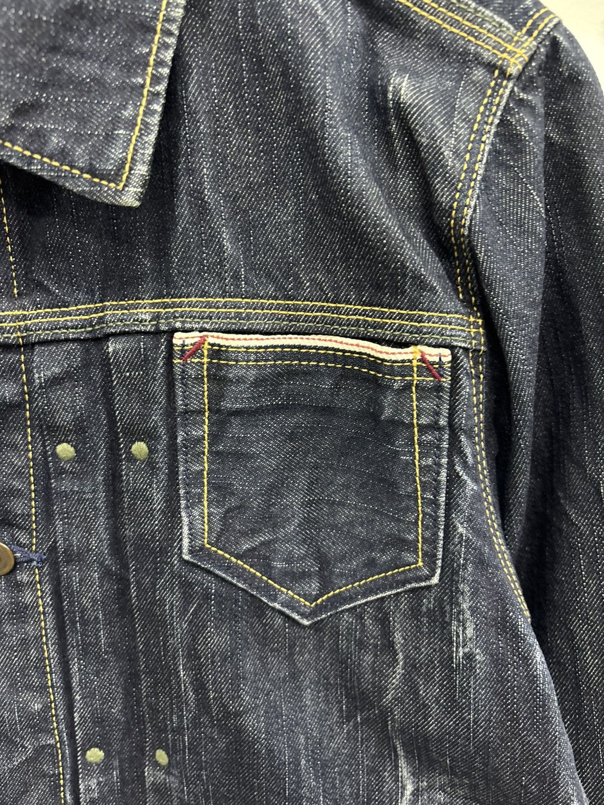Japanese Brand Japan Selvedge Denim Jeans Type 2 II Distressed Jacket Size US S / EU 44-46 / 1 - 6 Thumbnail