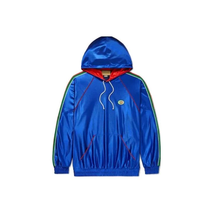 Gucci Gucci Logo Embroidered Hooded Sweatshirt Size US XS / EU 42 / 0 - 1 Thumbnail