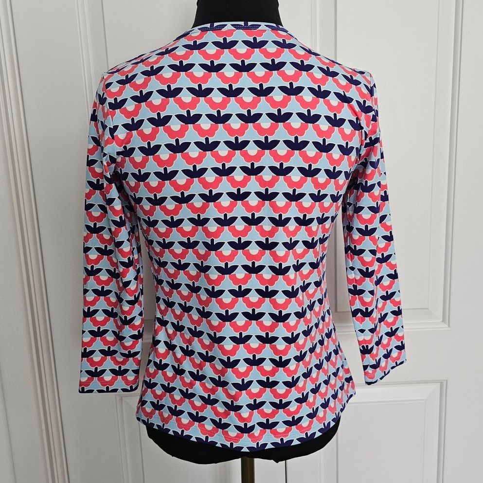 J.McLaughlin J. Mclaughlin Catalina Cloth 3/4 Sleeve Blouse Tee Top XS Size XS / US 0-2 / IT 36-38 - 3 Thumbnail