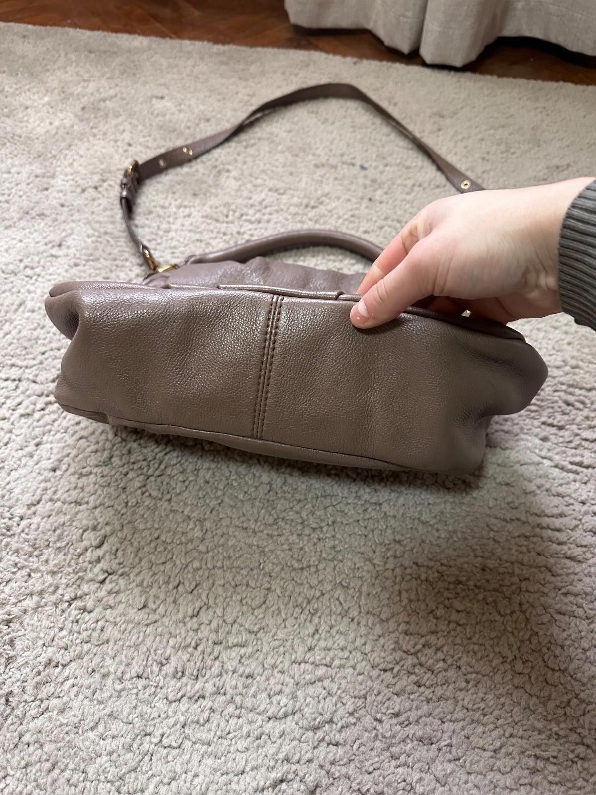 Marc Jacobs Marc by Marc Jacobs Beig Leather Classic Q Lil Ukita Satchel Size ONE SIZE - 6 Thumbnail
