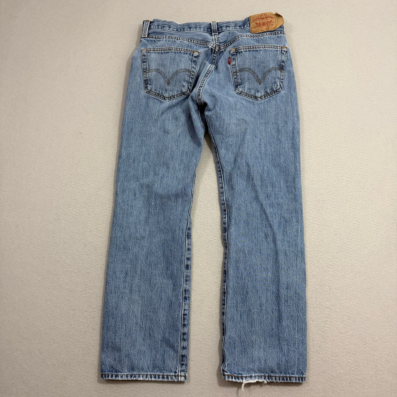 Levi's Vintage Levis 501xx Jeans Men's 32x29 Blue Straight Fit Size US 32 / EU 48 - 10 Thumbnail