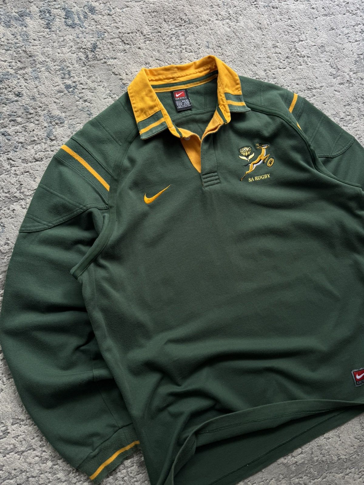 Nike Nike Vintage 90s South Africa Rugby Jersey Size XL Size US L / EU 52-54 / 3 - 2 Thumbnail