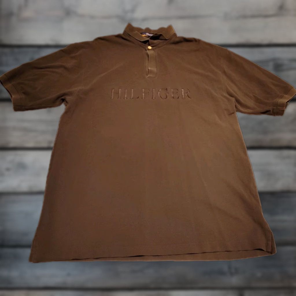 Tommy Hilfiger VINTAGE Tommy Hilfiger Polo Shirt Men 2XL Green 90s Preppy Casual Size US XXL / EU 58 / 5 - 1 Thumbnail